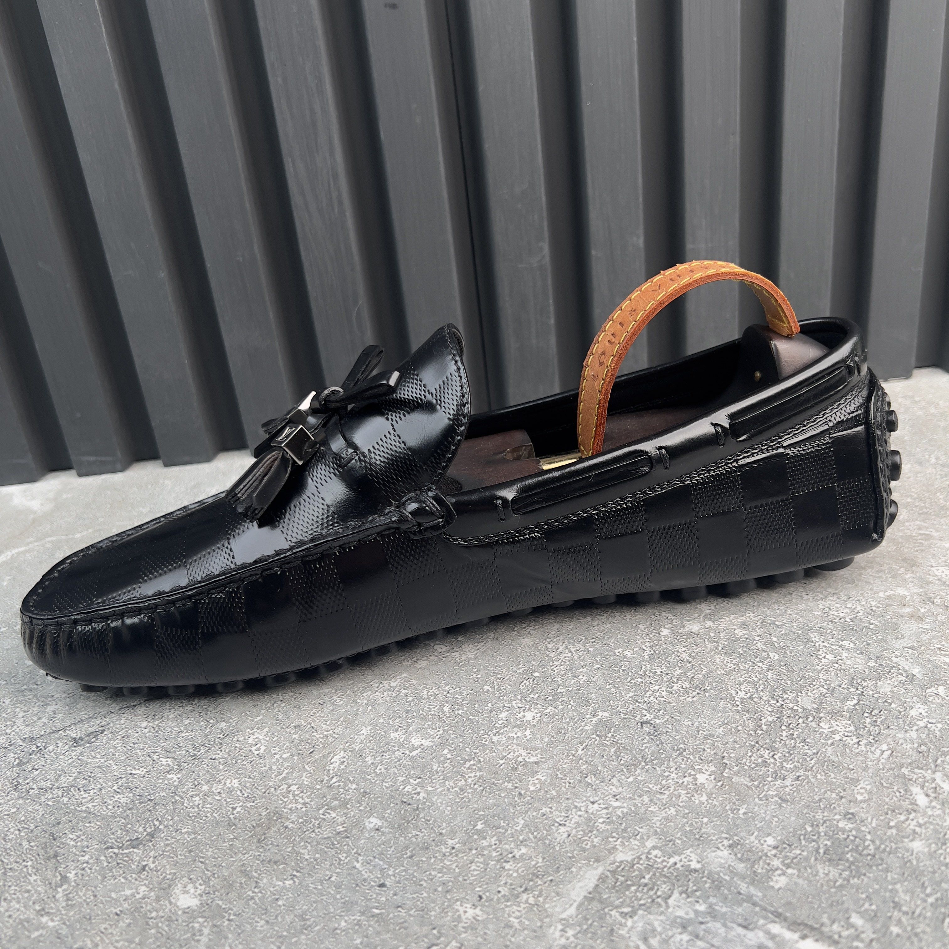 Louis Vuitton Arizona Damier Tasseled Driving Moccasins Size US 8 / EU 41 - 7 Thumbnail
