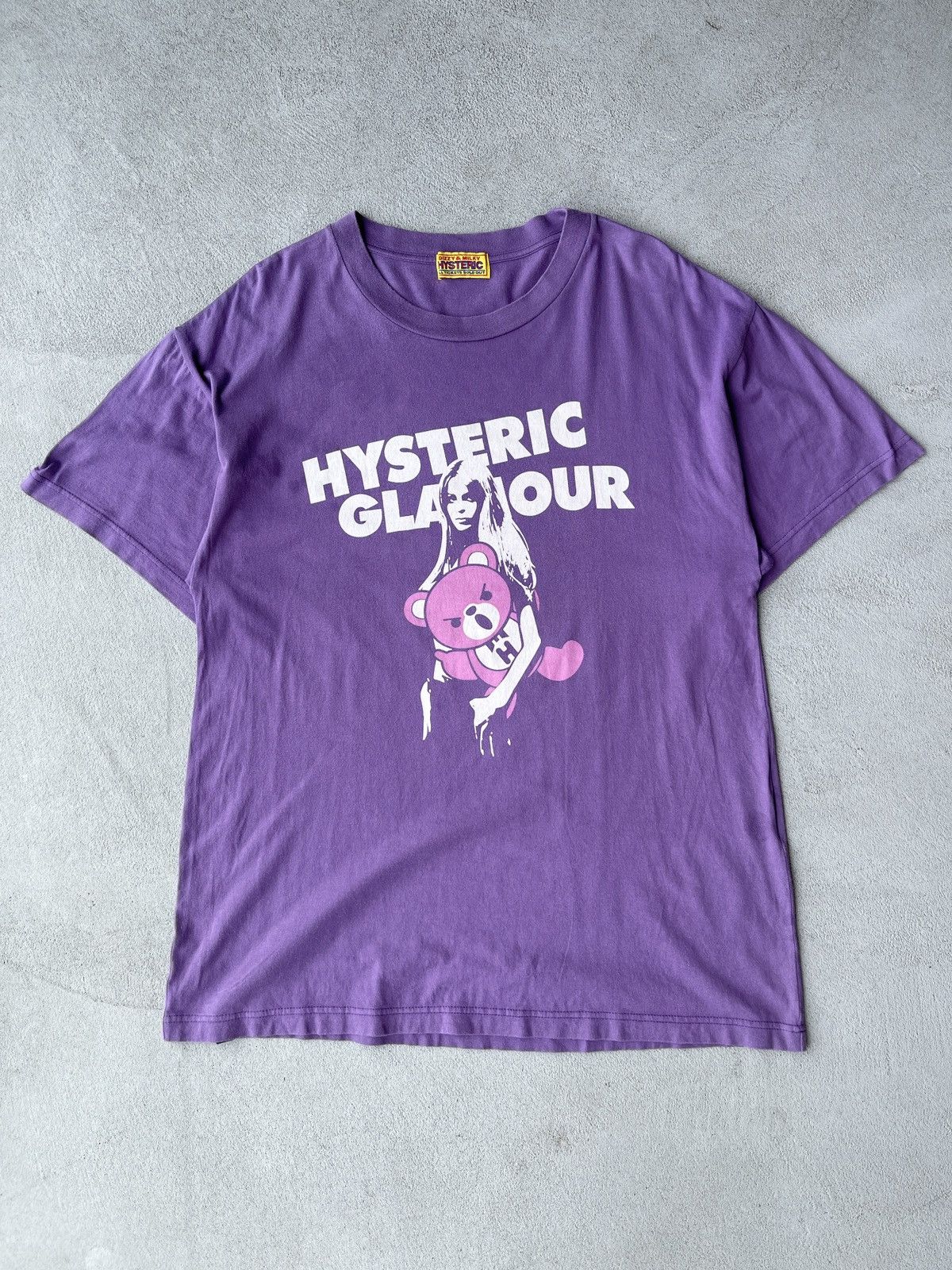 Hysteric Glamour × Vintage STEAL! 2000s Hysteric Glamour Girl loves Angry Bear Tee Size US XL / EU 56 / 4 - 1 Thumbnail