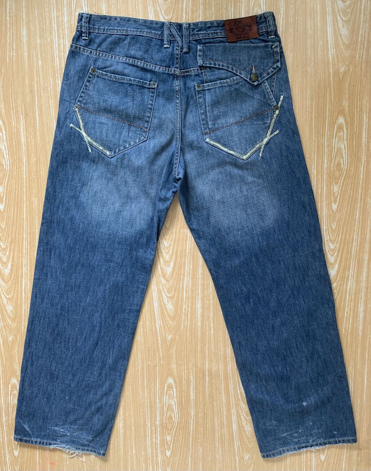 Ecko Unltd. Echo Unlimited Baggy Denim Jeans Pants Size US 36 / EU 52 - 6 Thumbnail