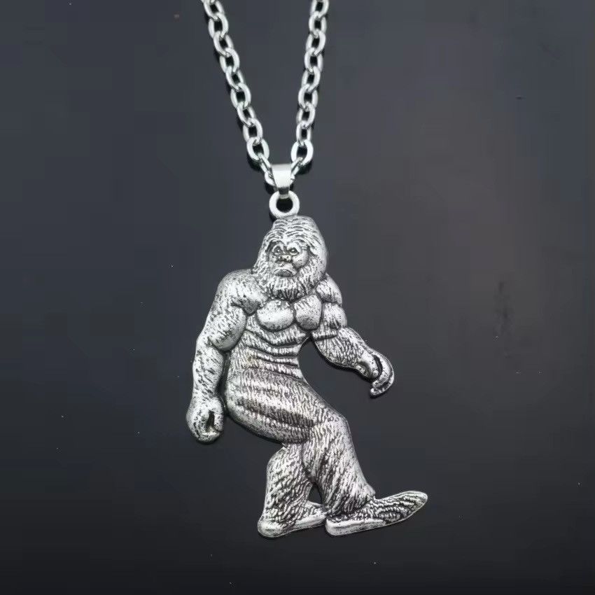 Jewelry Bigfoot Pendant Alloy Necklace Size ONE SIZE - 2 Thumbnail