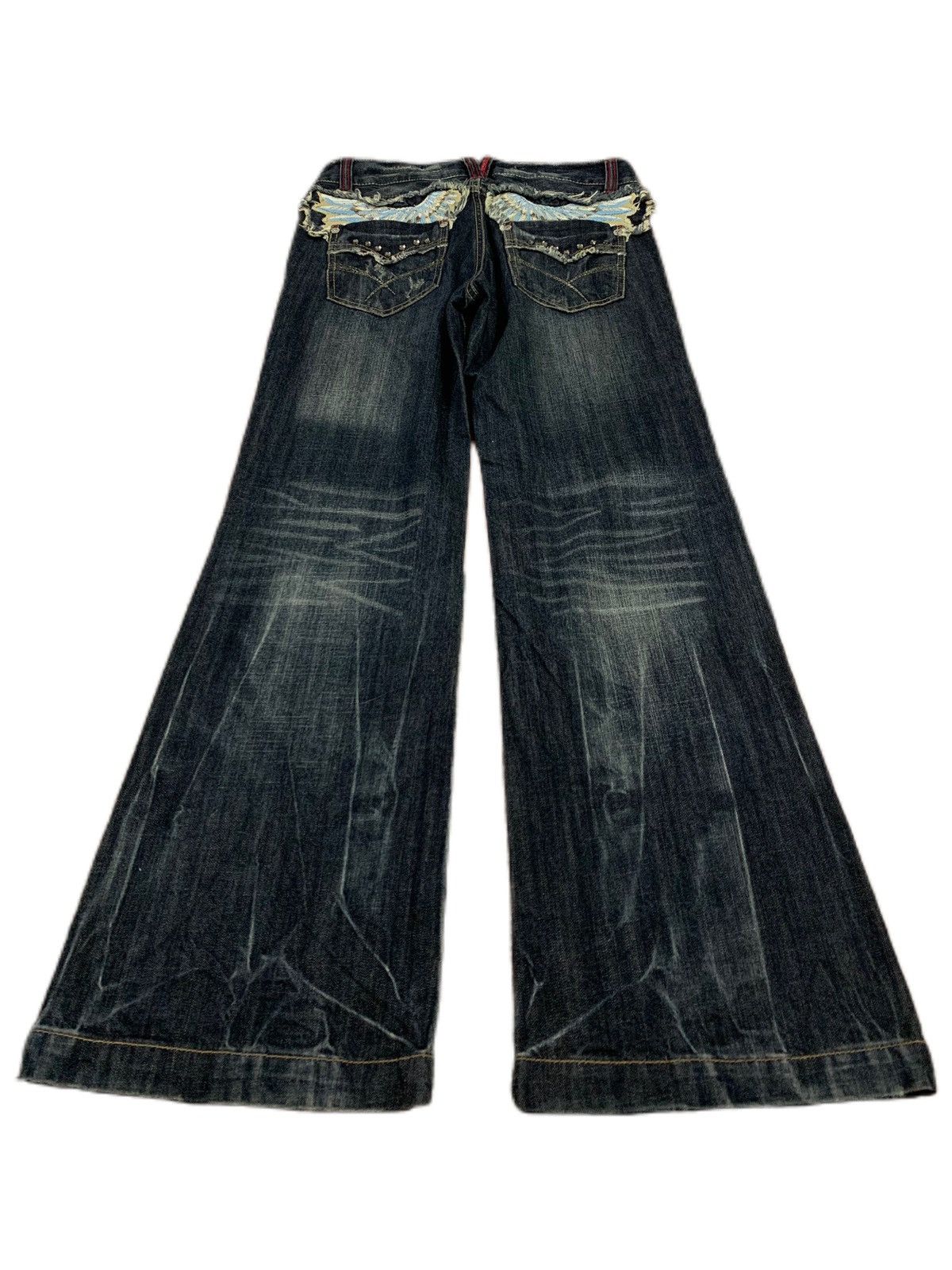 Hysteric Glamour SICK FLARE oririn japanese brand with back wing patch Size US 30 / EU 46 - 2 Thumbnail