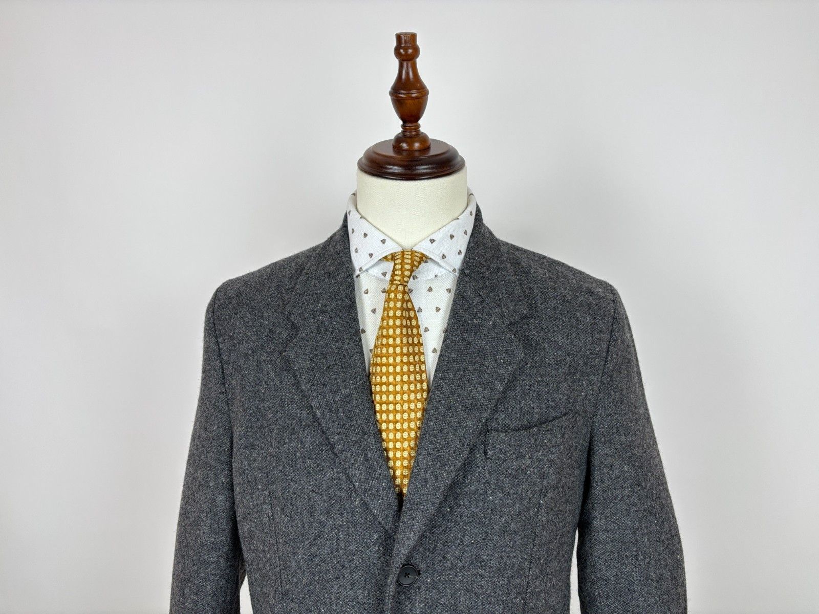 Other 7d Collection Twentyfour Wool Melange Grey Blazer Jacket Size 40R - 5 Thumbnail