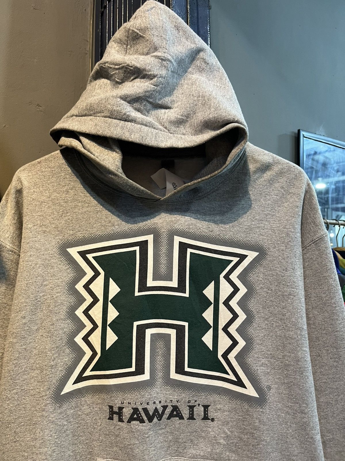 Gildan Vintage Gildan Hawaii hoodie grey Size US M / EU 48-50 / 2 - 3 Thumbnail