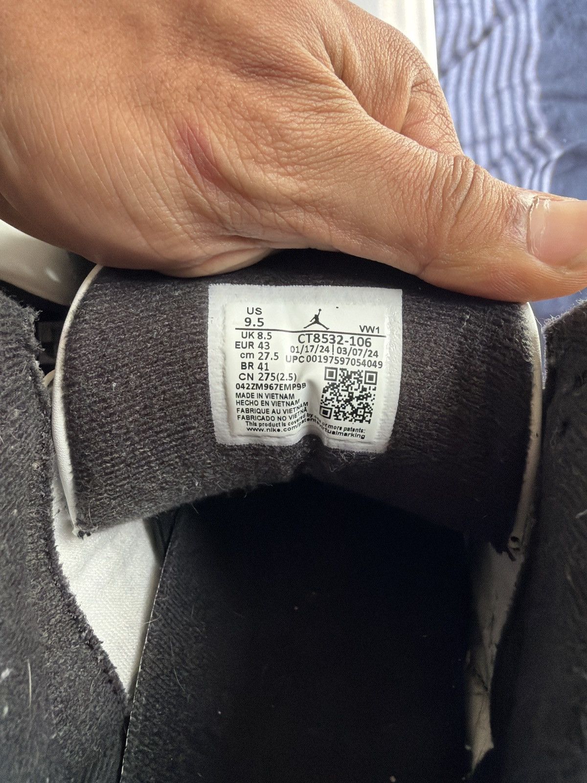Jordan Brand Jordan 3 ‘Cement Grey’ Size US 9.5 / EU 42-43 - 6 Thumbnail