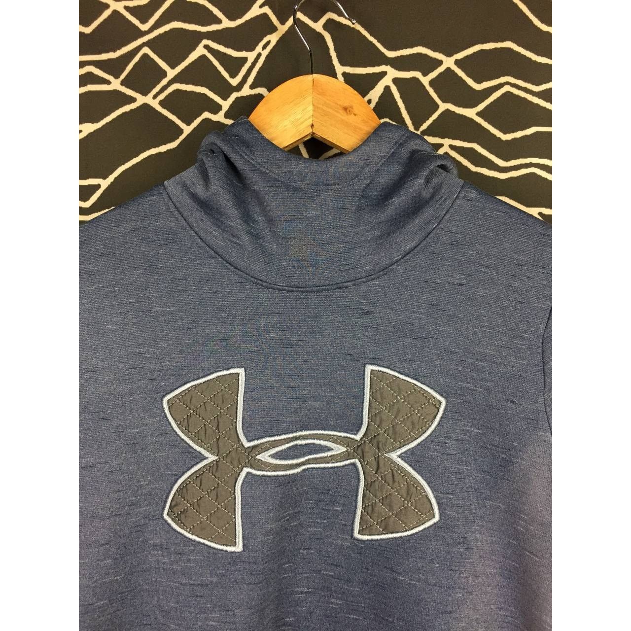Under Armour × Vintage Under Armour Storm ColdGear Big Logo Pullover Hoodie Size US S / EU 44-46 / 1 - 5 Thumbnail