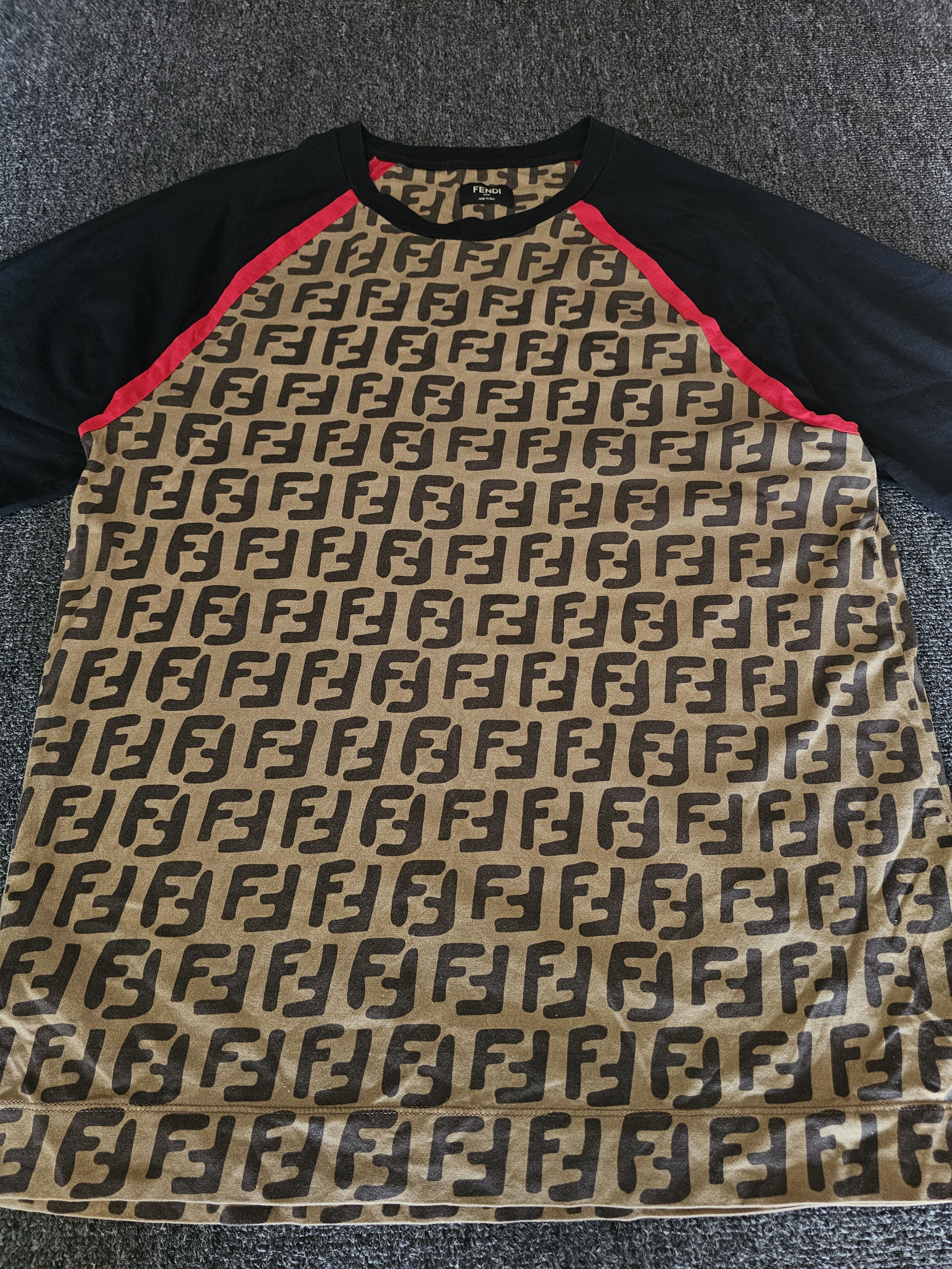 Fendi FENDI Men's FF Oversize T-Shirt Size S Size US S / EU 44-46 / 1 - 2 Thumbnail