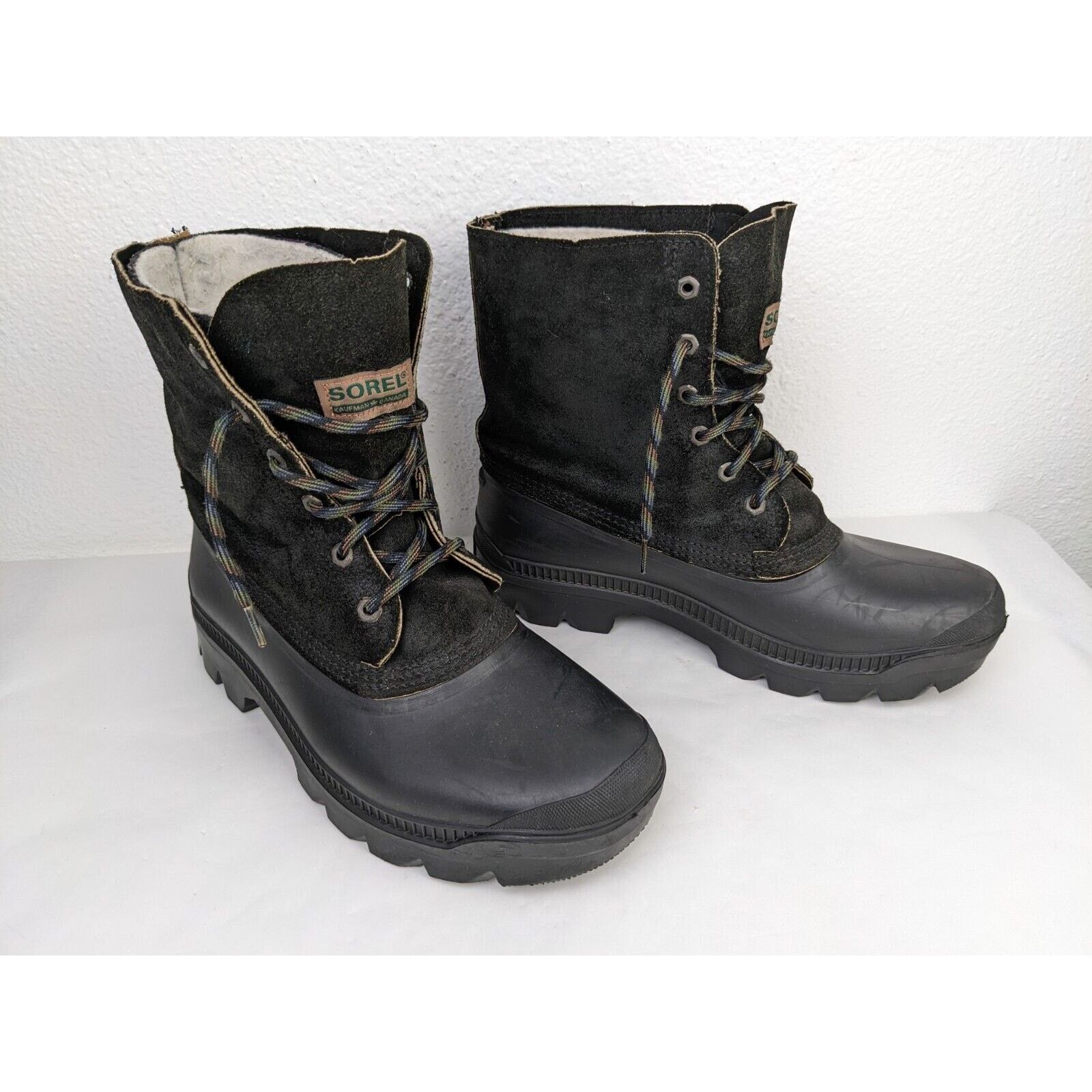 SOREL SOREL Kaufman Canada Duck Boot Suede Leather Removable Liner Size US 12 / EU 45 - 1 Thumbnail