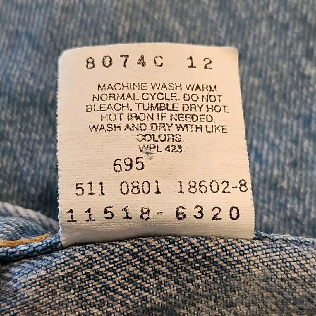 Levi's Vintage Levis 518 Bootcut Jeans Womens Junior 13 Super Low U Size 34" / US 12 / IT 48 - 10 Thumbnail