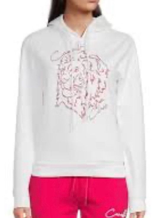 Cavalli Class Cavalli Class White sweatshirt with logo XL Size XL / US 12-14 / IT 48-50 - 1 Thumbnail