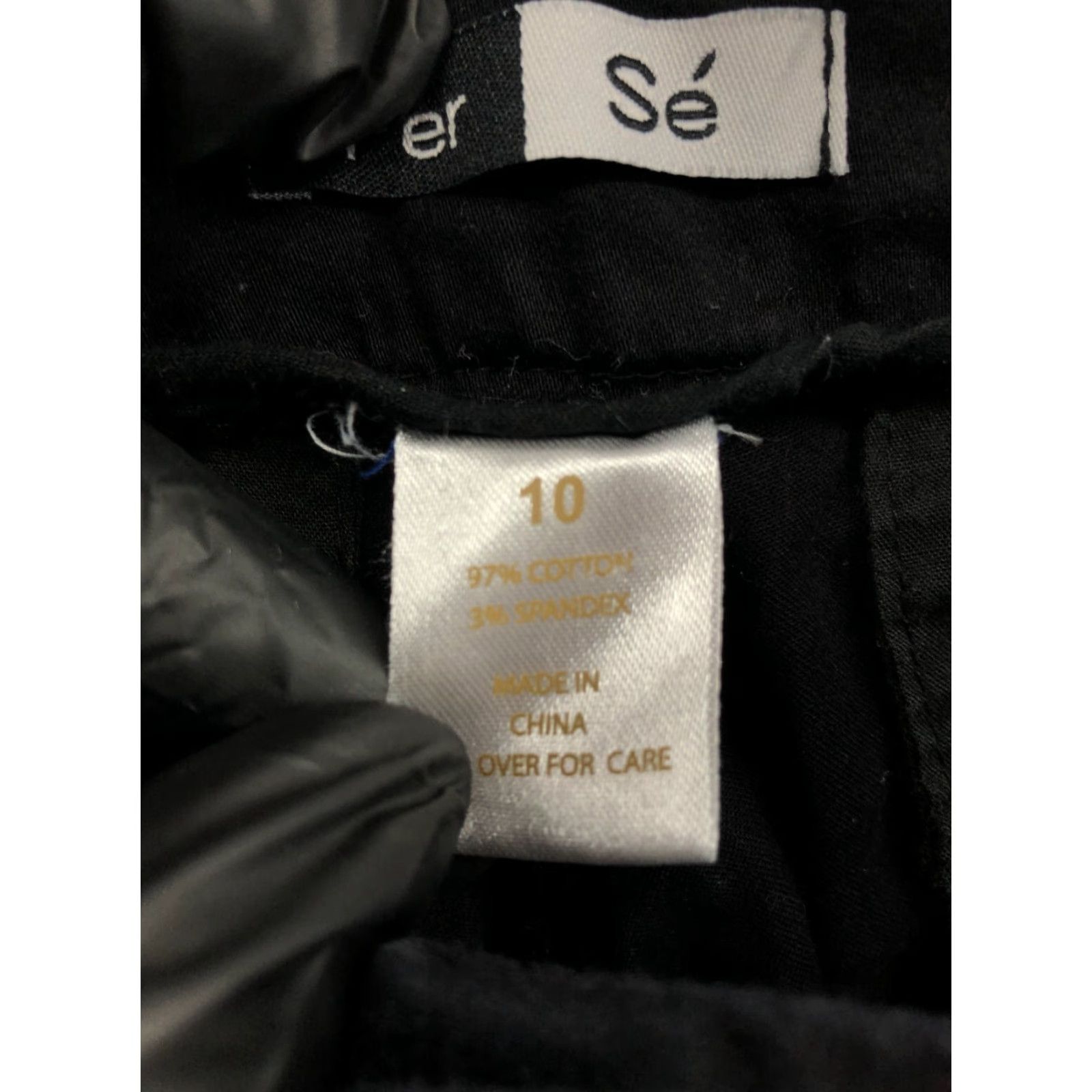 Vintage PER SE Chino Shorts Womens Size 10 Mid Rise Dark Wash Black Size 32" / US 10 / IT 46 - 7 Thumbnail