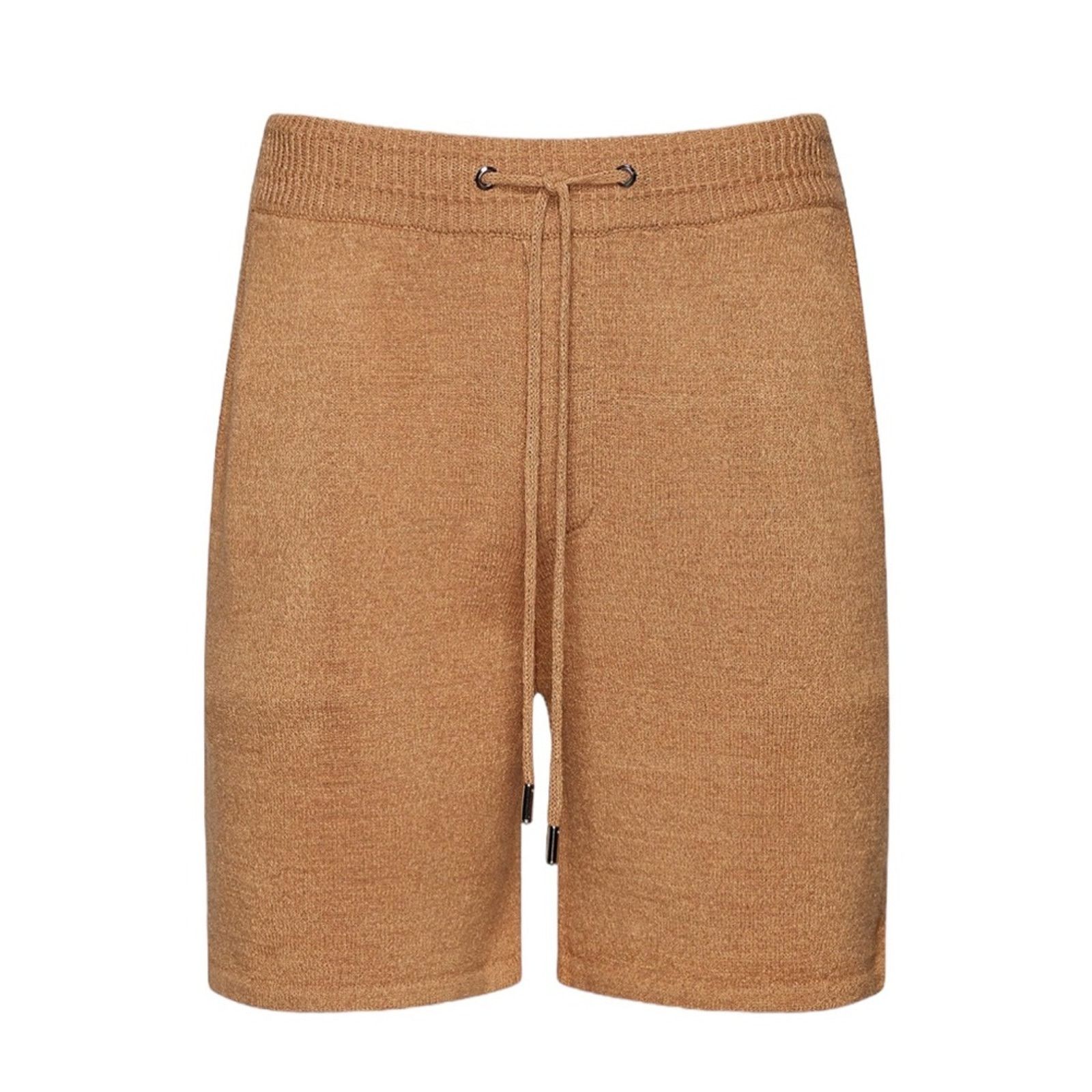 SER.O.YA Ser.O.Ya Mens Unisex Brown Hansen Knit Ribbed Shorts Sm NWT Size US 26 / EU 42 - 1 Thumbnail