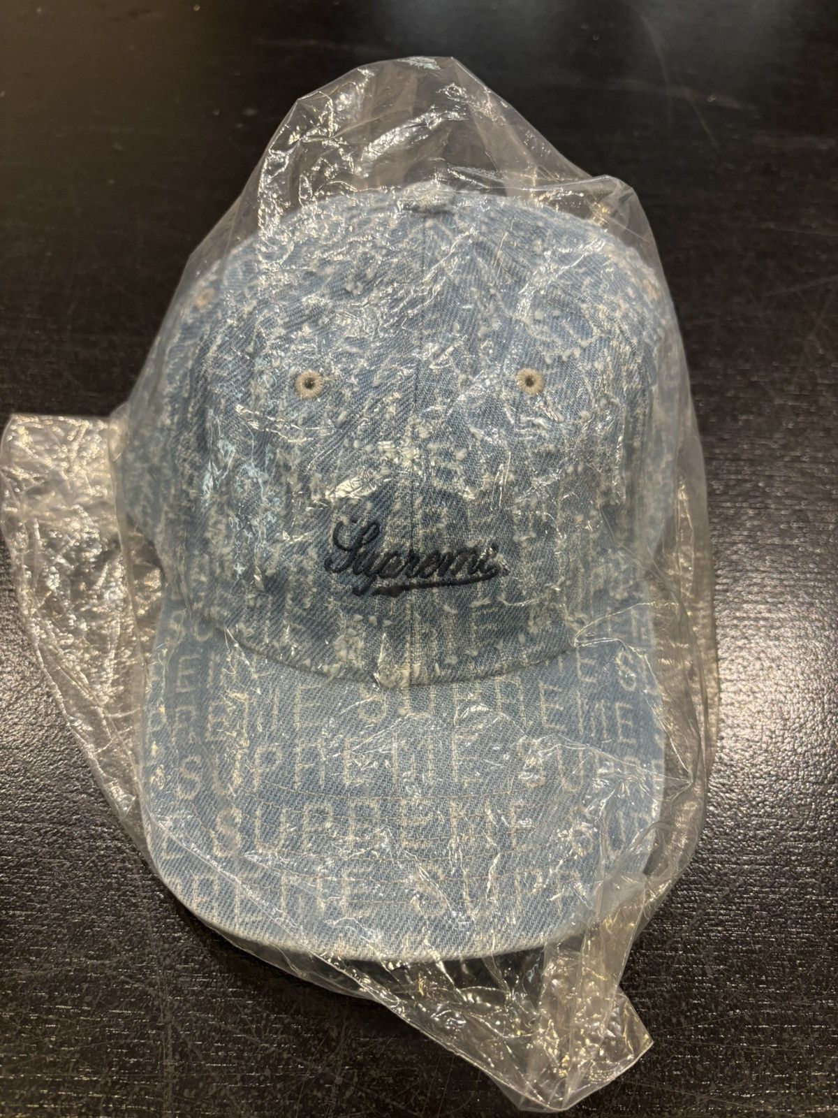 Supreme Supreme Needle Punch Denim Hat Size ONE SIZE - 1 Thumbnail