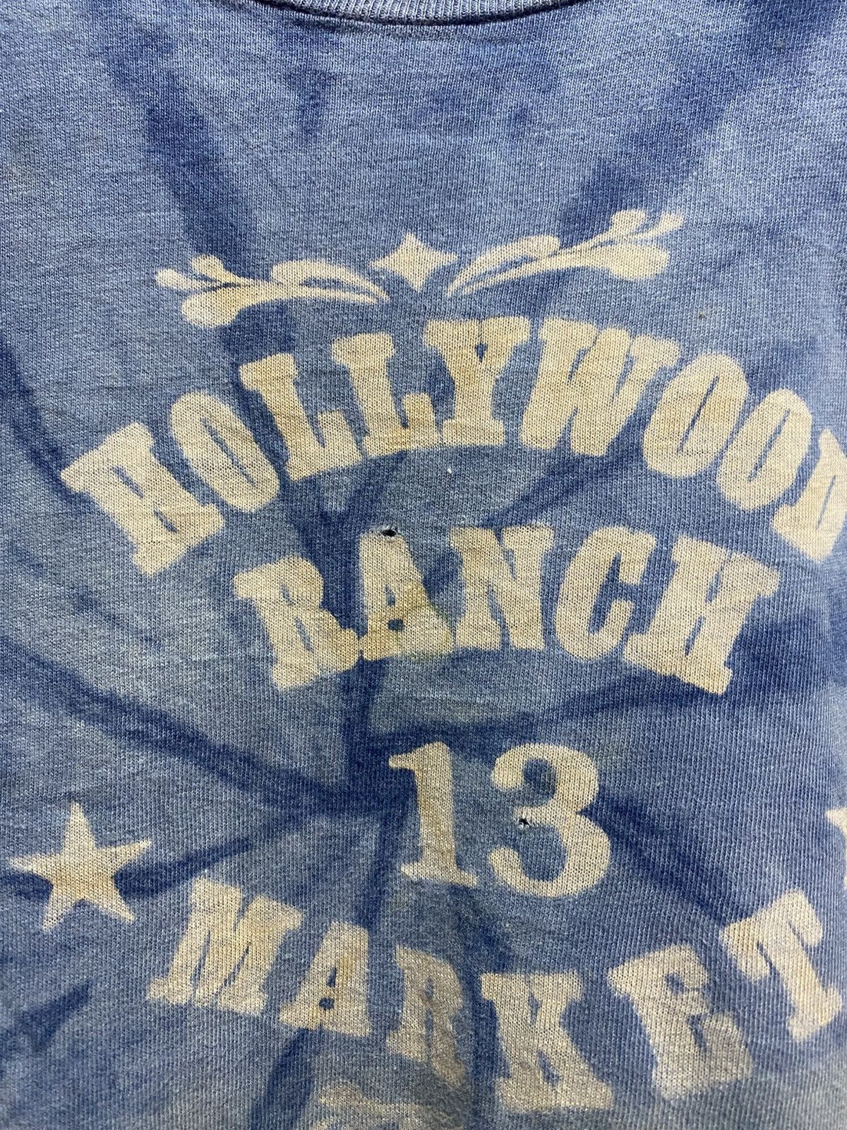 Blue Blue Japan Vtg hollywood ranch market 13 blue blue japan dyed tshirt Size US M / EU 48-50 / 2 - 4 Thumbnail
