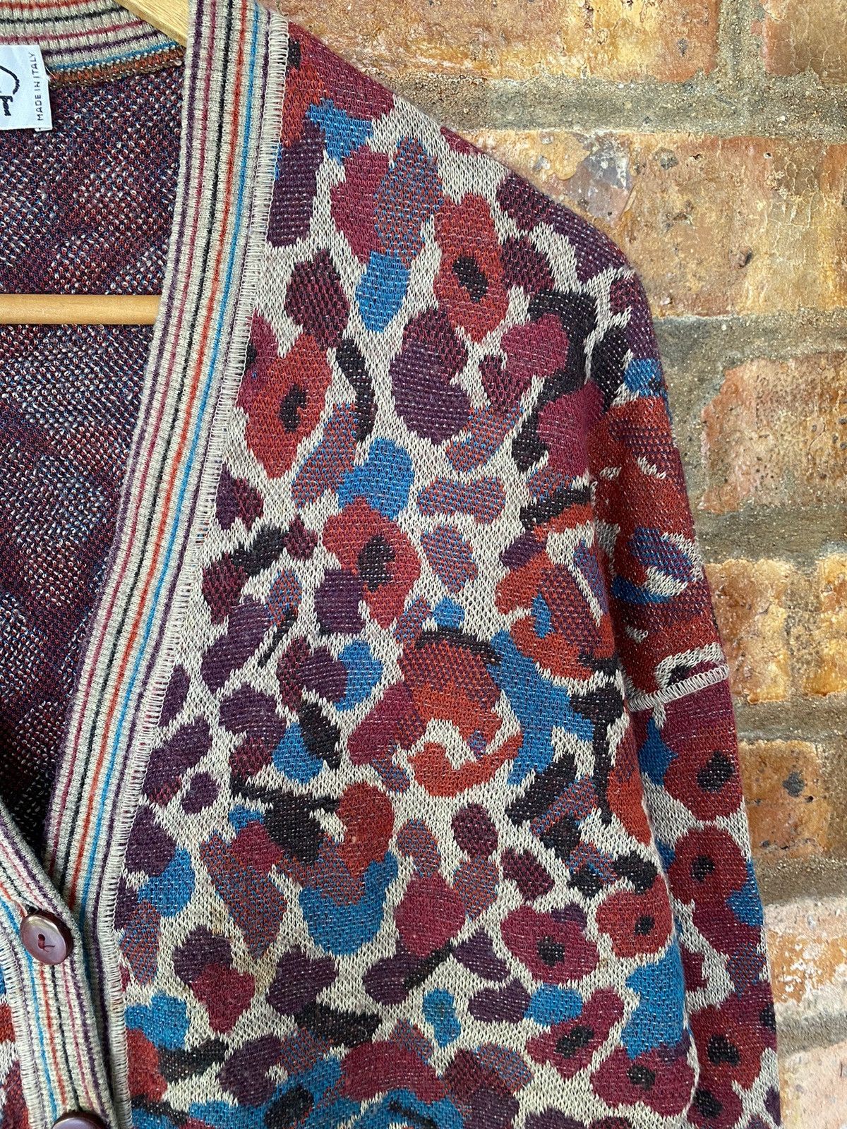 Coogi × Missoni × Yoshiyuki Konishi 1990s Missoni sport Floral jacquard knit Size L / US 10 / IT 46 - 5 Thumbnail