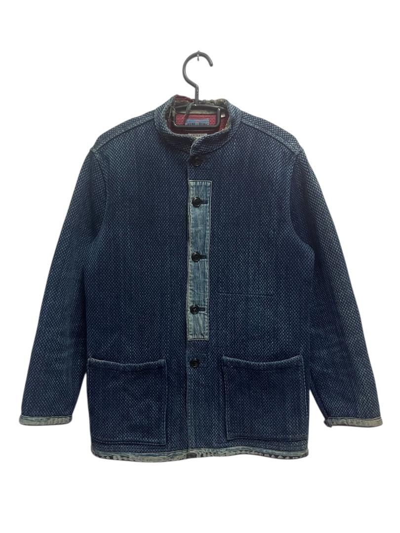 Blue Blue Japan BLUE BLUE JAPAN Honai Pure Indigo Sashiko Oriental Jacket Size US M / EU 48-50 / 2 - 1 Thumbnail