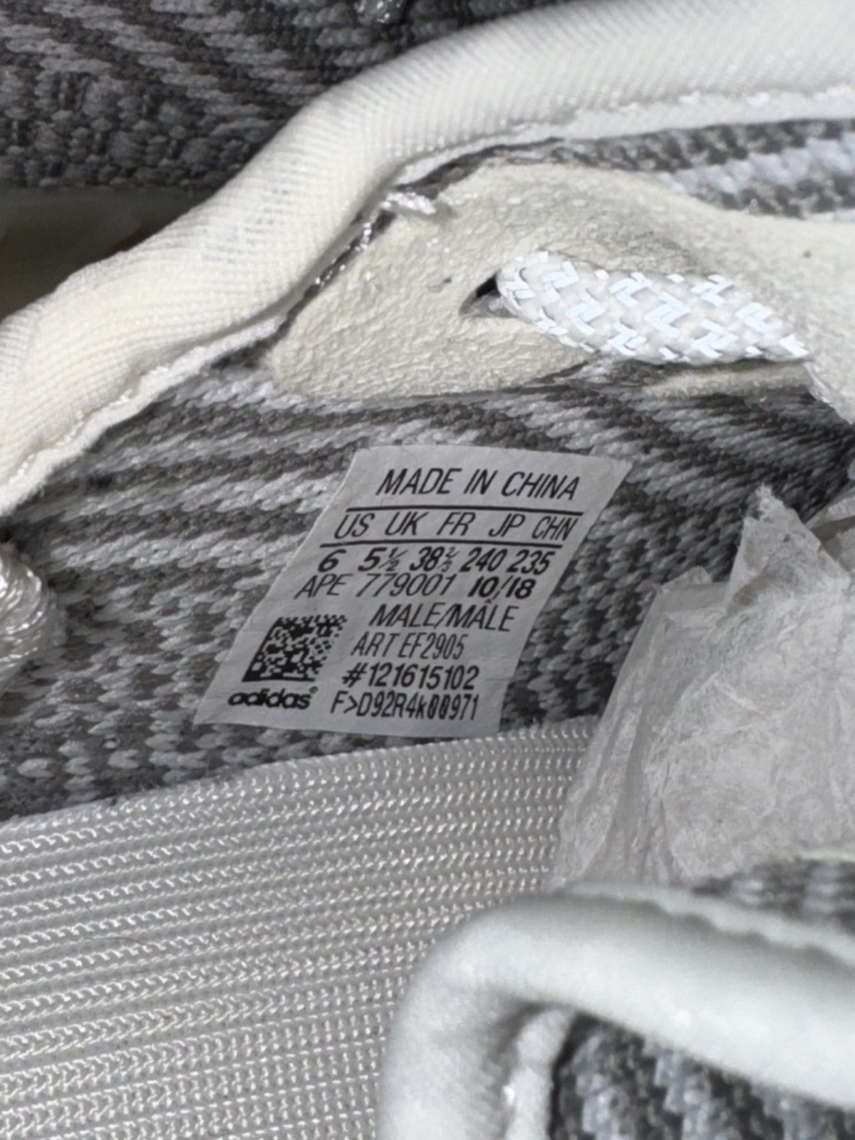 Adidas × Yeezy Adidas Yeezy Boost 350 V2 static non-reflective sz 6Y Size US 6 / EU 39 - 8 Thumbnail