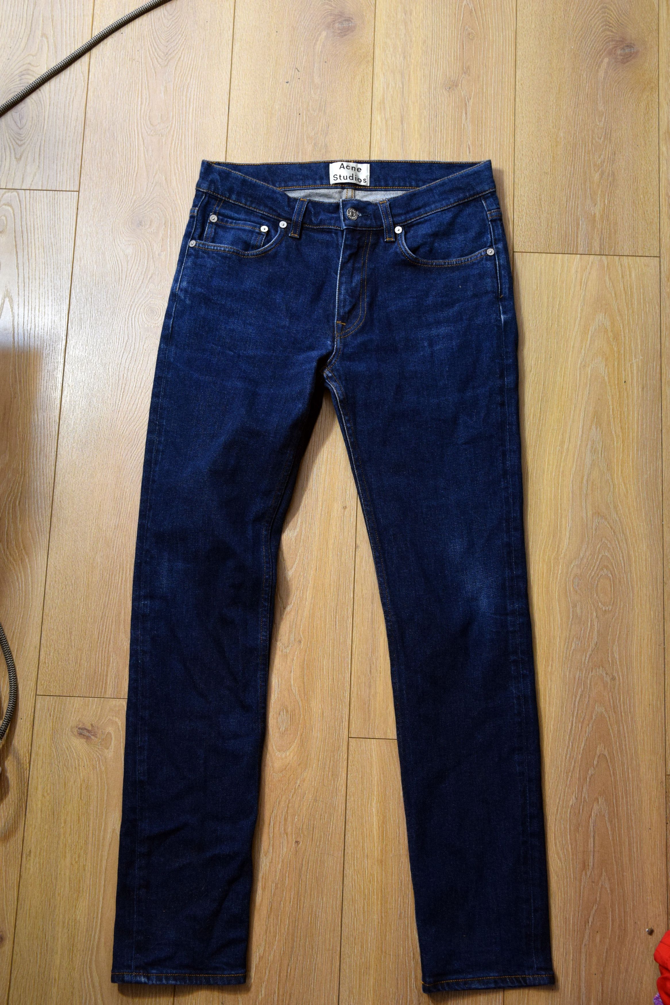 Acne Studios Acne Studios Ace RAW Washed Denim Pants SLIM SKINNY Size US 32 / EU 48 - 10 Thumbnail
