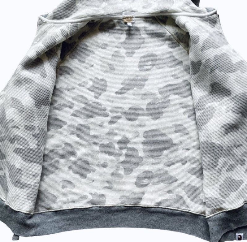 Bape BAPE 2Tone Zip Hoodie Grey Camo Archive Vintage Size US L / EU 52-54 / 3 - 3 Thumbnail