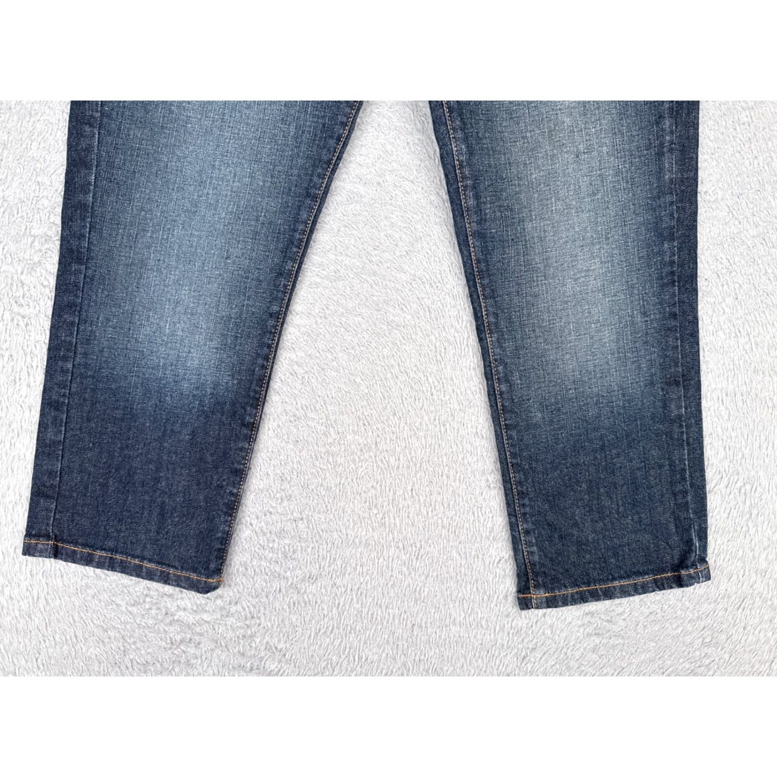 Guess GUESS Jeans Women 29 Blue Denim Capri Crop Low Rise Dark Cotton Blend 32x22 Jeans Size 29" - 2 Thumbnail