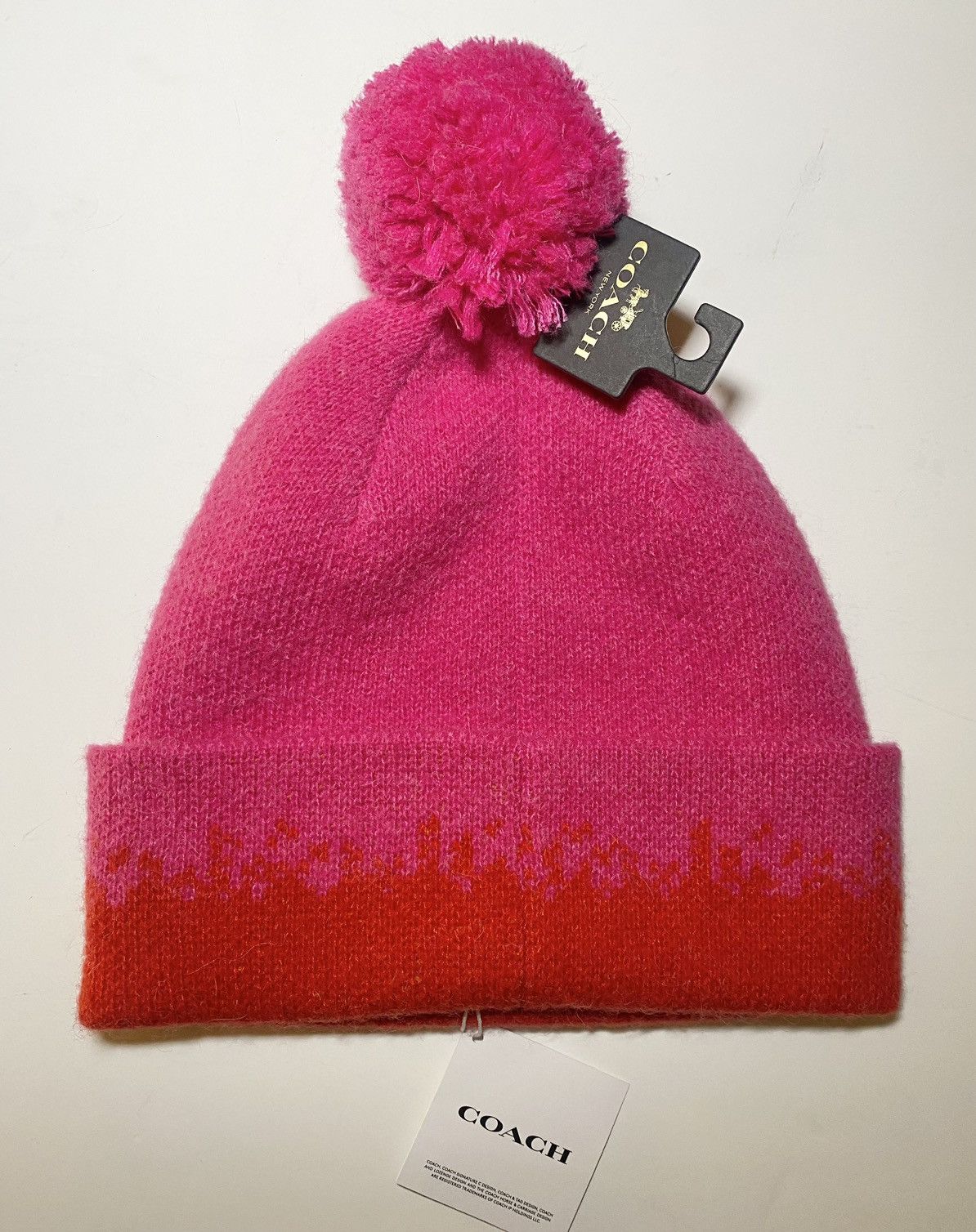 Coach COACH (R$95) Women's Ombre Pom Pom Beanie PICK COLOR Size ONE SIZE - 6 Thumbnail