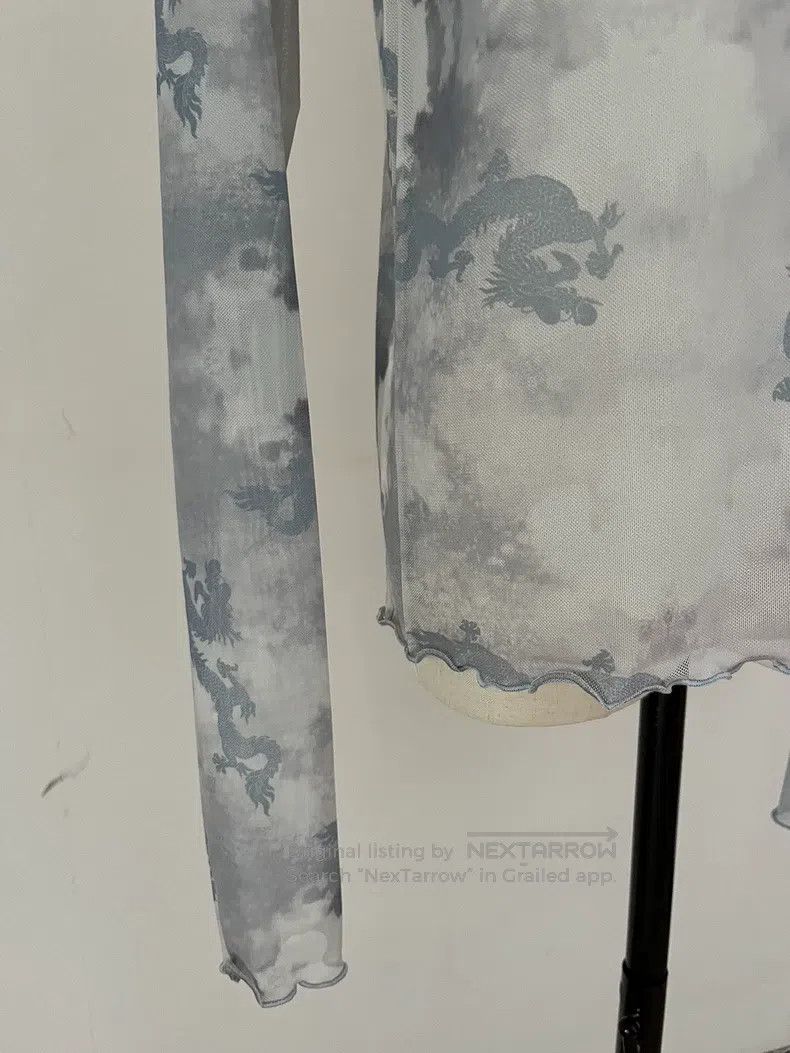 Vivienne Tam vivienne tam Dragon print tulle blouse Size XS / US 0-2 / IT 36-38 - 4 Thumbnail
