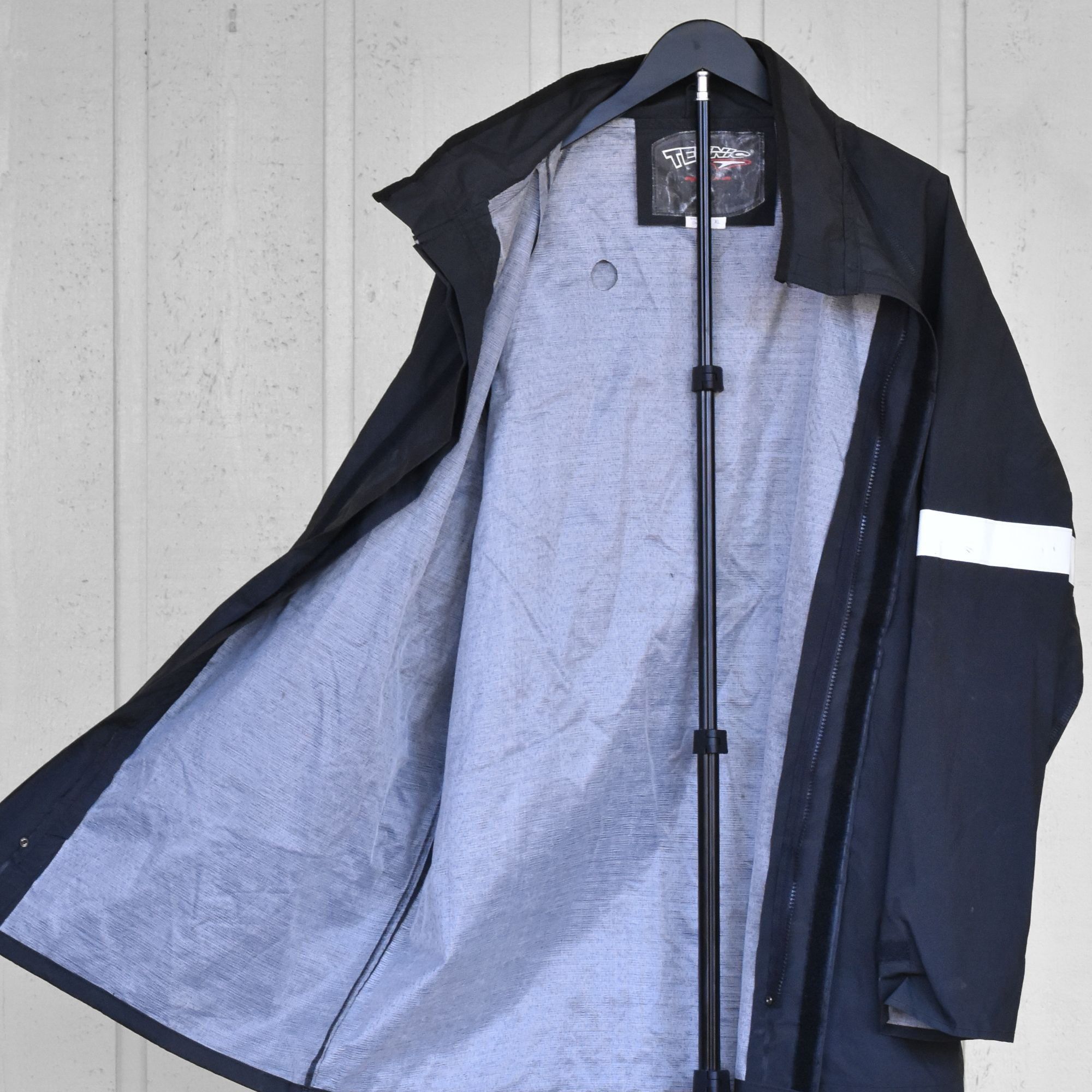 Other Teknic Motorcycle Rain Jacket Waterproof Black Reflective Ri Size US XL / EU 56 / 4 - 8 Thumbnail