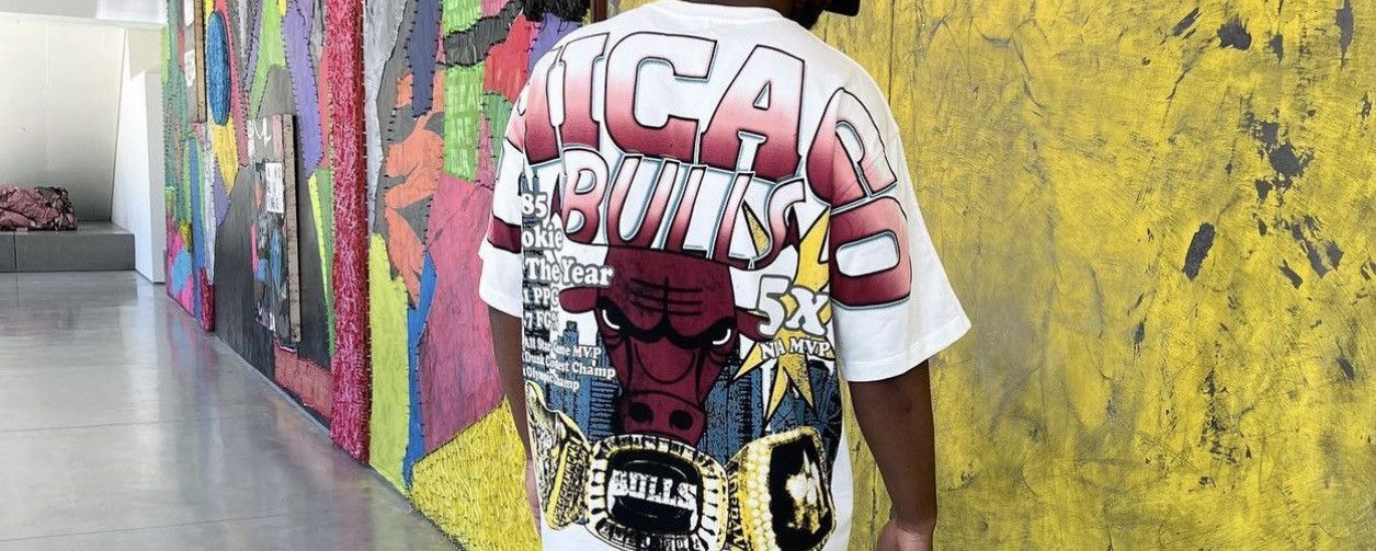 NBA × Supreme Chicago Bulls Michael Jordan Tee Size US XL / EU 56 / 4 - 3 Thumbnail