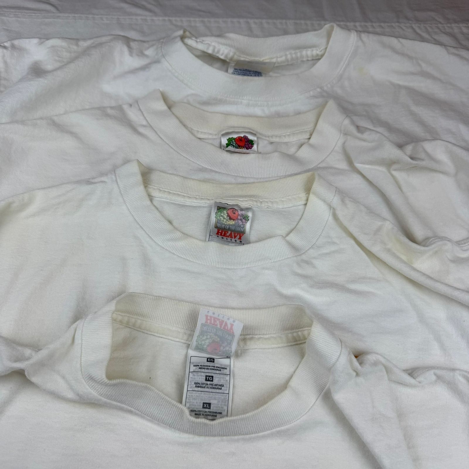Fruit Of The Loom Vintage Miller Lite MGD Beer Promo T-Shirts Lot of 4 XL Size US XL / EU 56 / 4 - 7 Thumbnail