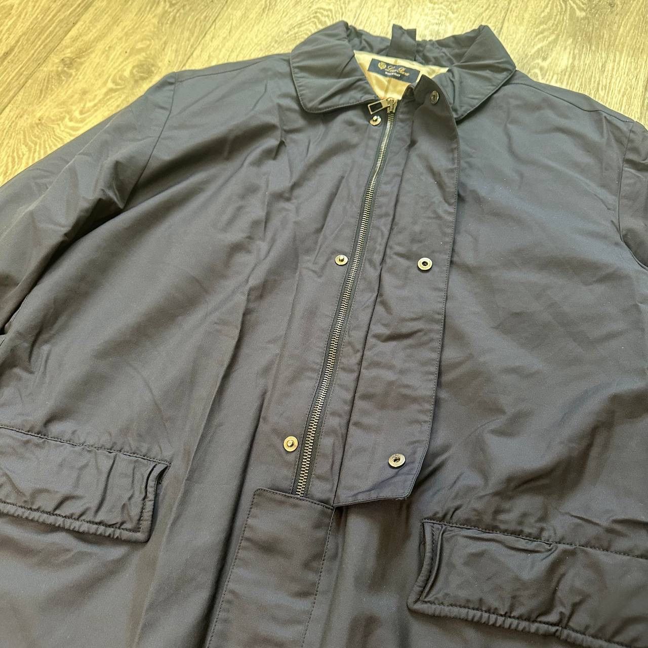 Loro Piana LORO PIANA Horsey Wool-Blend Carcoat Jacket Size US L / EU 52-54 / 3 - 5 Thumbnail