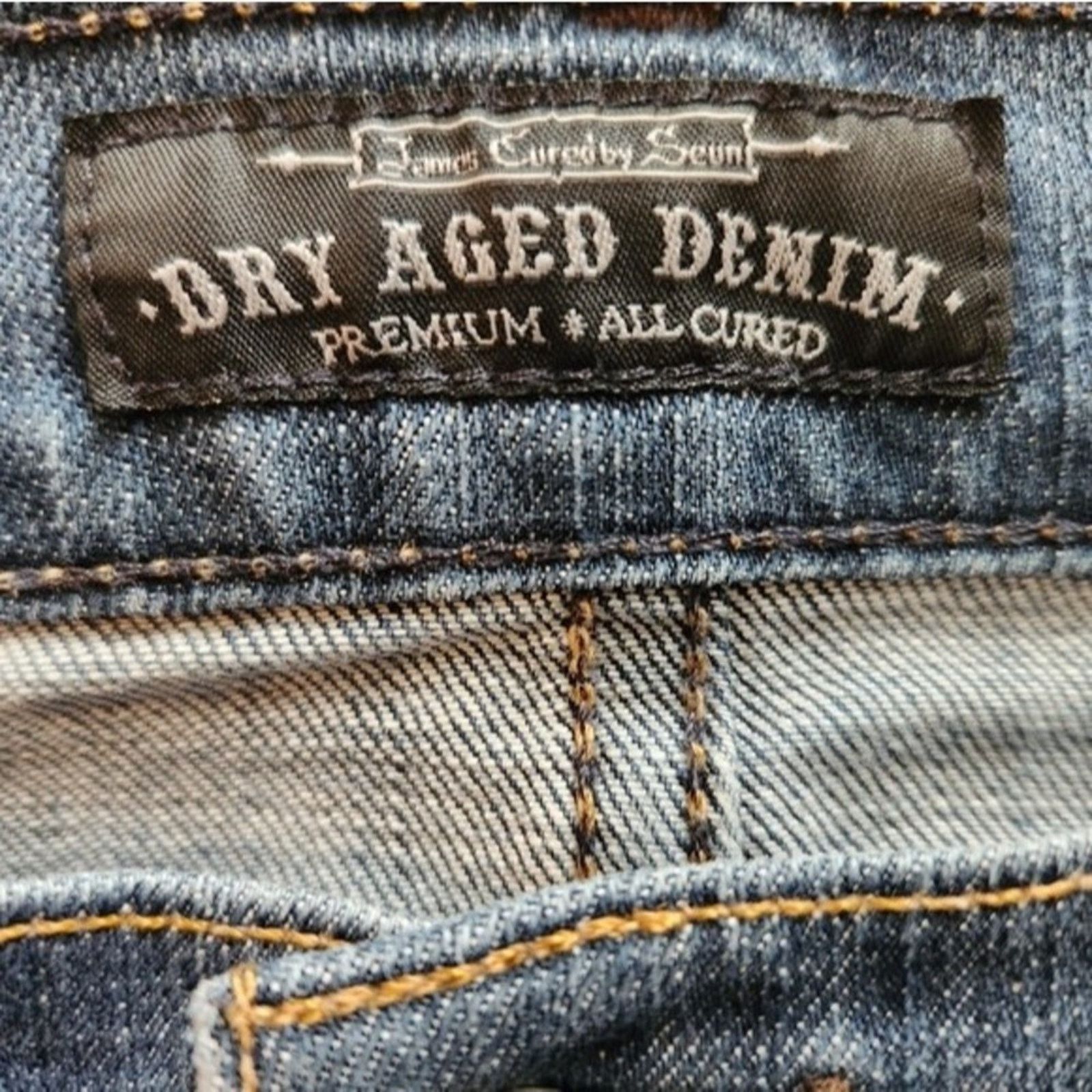 James Jeans James Jeans Cropped Dry Aged Denim Jeans 27 Size 27" / US 4 / IT 40 - 9 Thumbnail