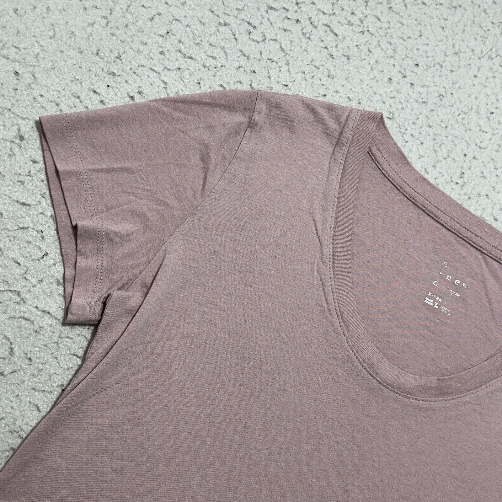 Other A New Day XS Light Pink Scoop Neck Tee Pullover T Shirt Size XS / US 0-2 / IT 36-38 - 6 Thumbnail