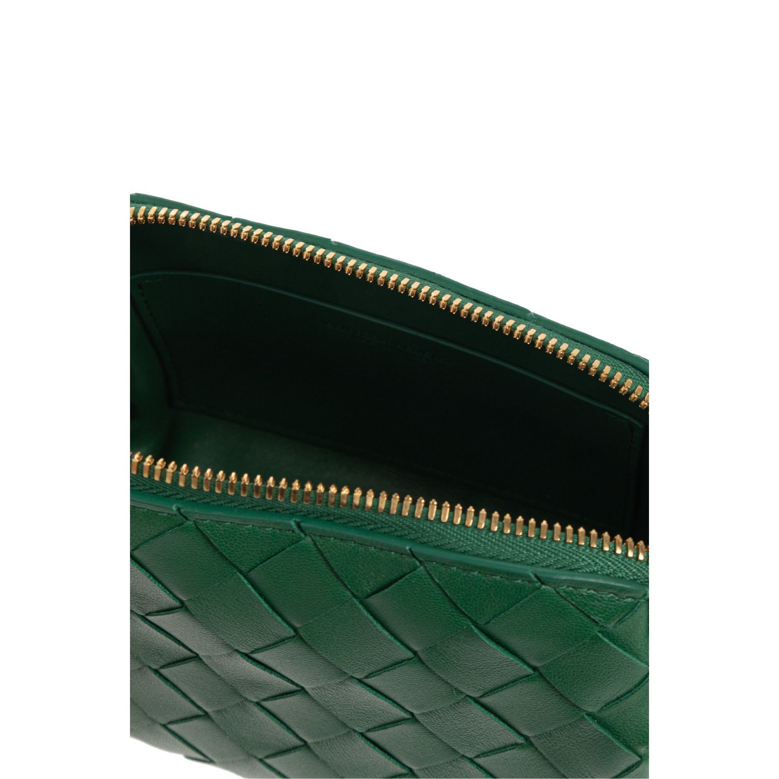 Bottega Veneta BOTTEGA VENETA Concert $2400 Jungle Intrecciato Leather Pouc Size ONE SIZE - 4 Thumbnail