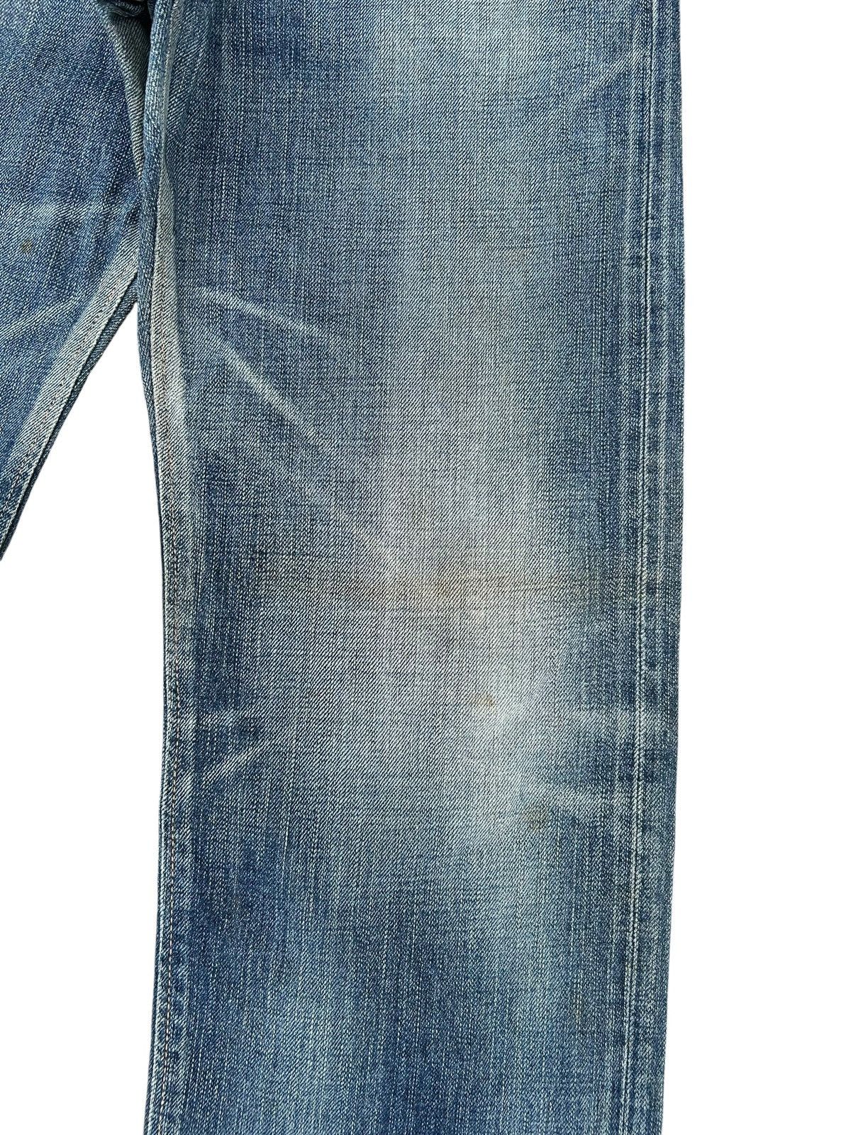 Kapital Vintage Edwin 505 Half Selvedge Distressed Dirty Denim Jeans Size US 30 / EU 46 - 7 Thumbnail