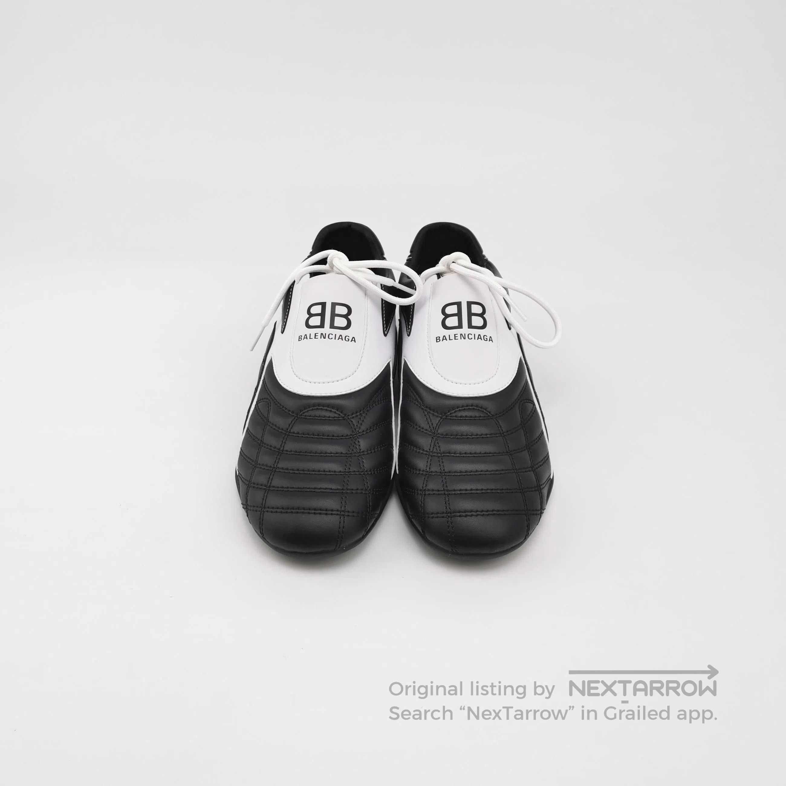 Balenciaga Balenciaga Zen Leather Colorblock Logo Lace. Size US 7.5 / EU 40-41 - 2 Thumbnail