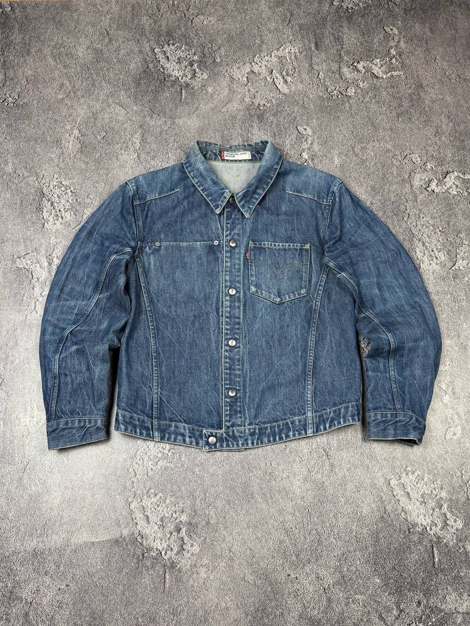 Levi's Vintage Clothing Vintage 2000s Levi's Engineered Blue Denim Jacket Jeans LEJ Size US M / EU 48-50 / 2 - 1 Thumbnail