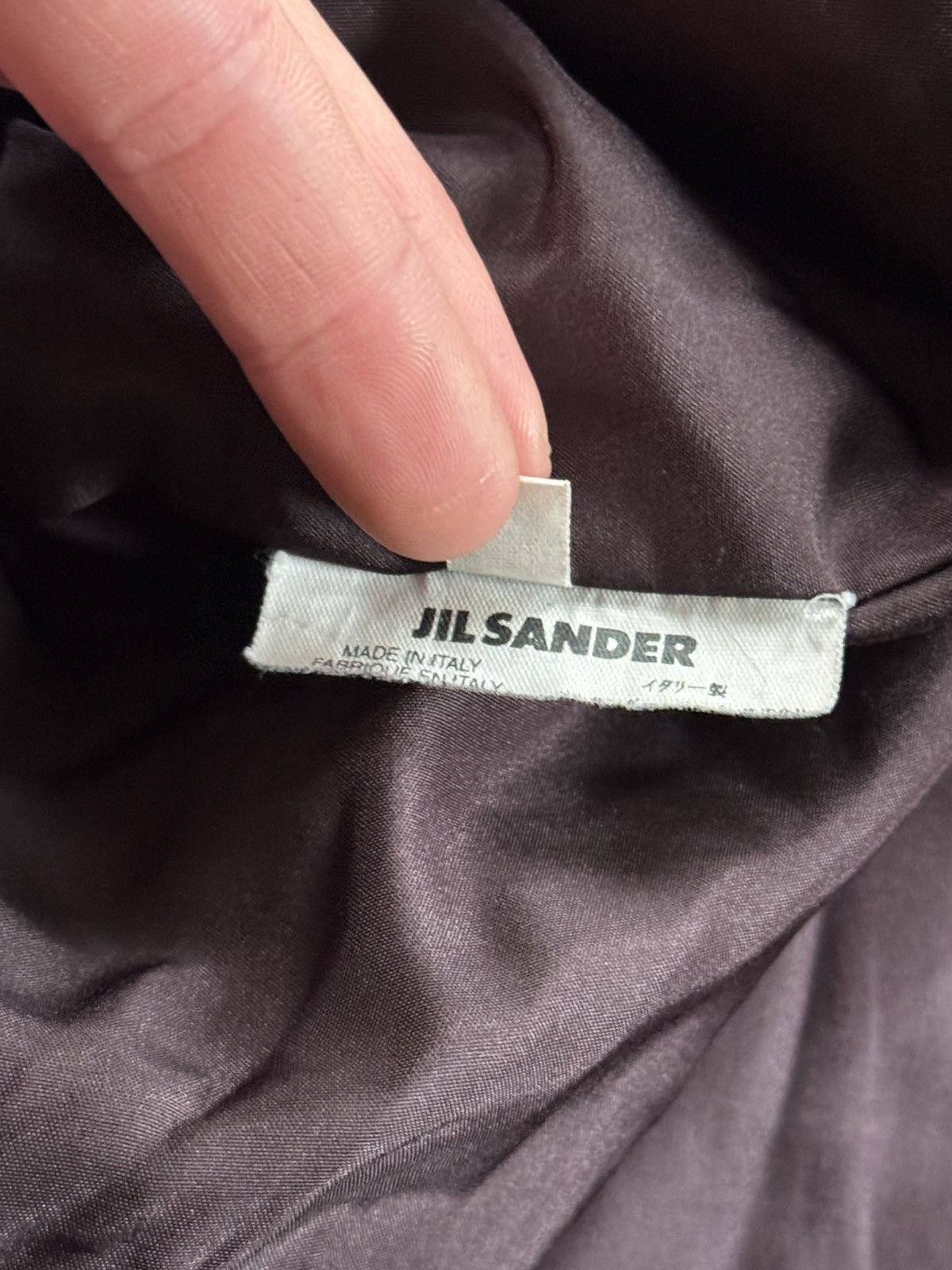 Jil Sander × Vintage Jil Sander 42 Wmns leather jacket blazer coat vintage Size M / US 6-8 / IT 42-44 - 15 Thumbnail