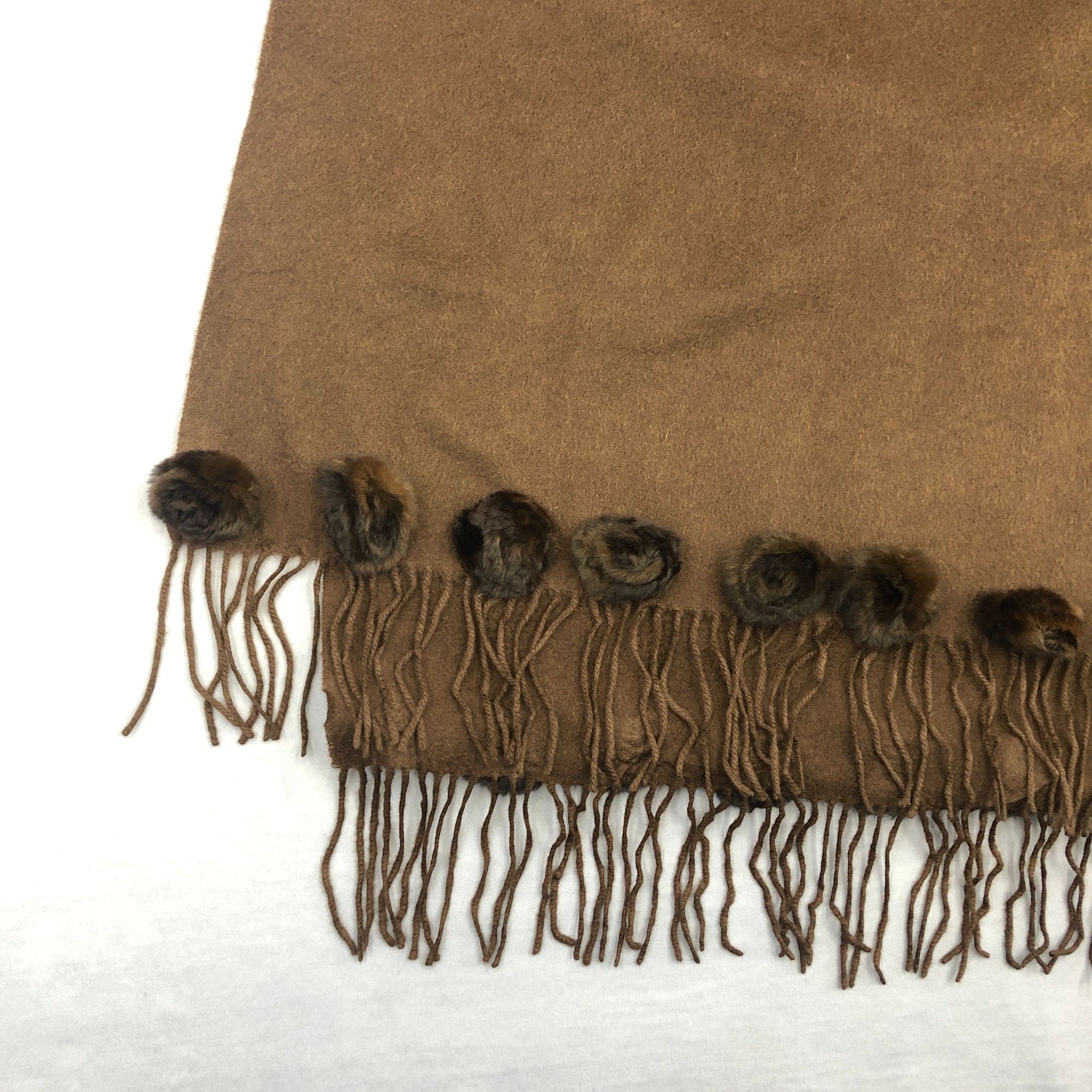 Japanese Brand Vintage Yukisaburo Watanabe Scarf Muffler Wool Scarves Size ONE SIZE - 4 Thumbnail