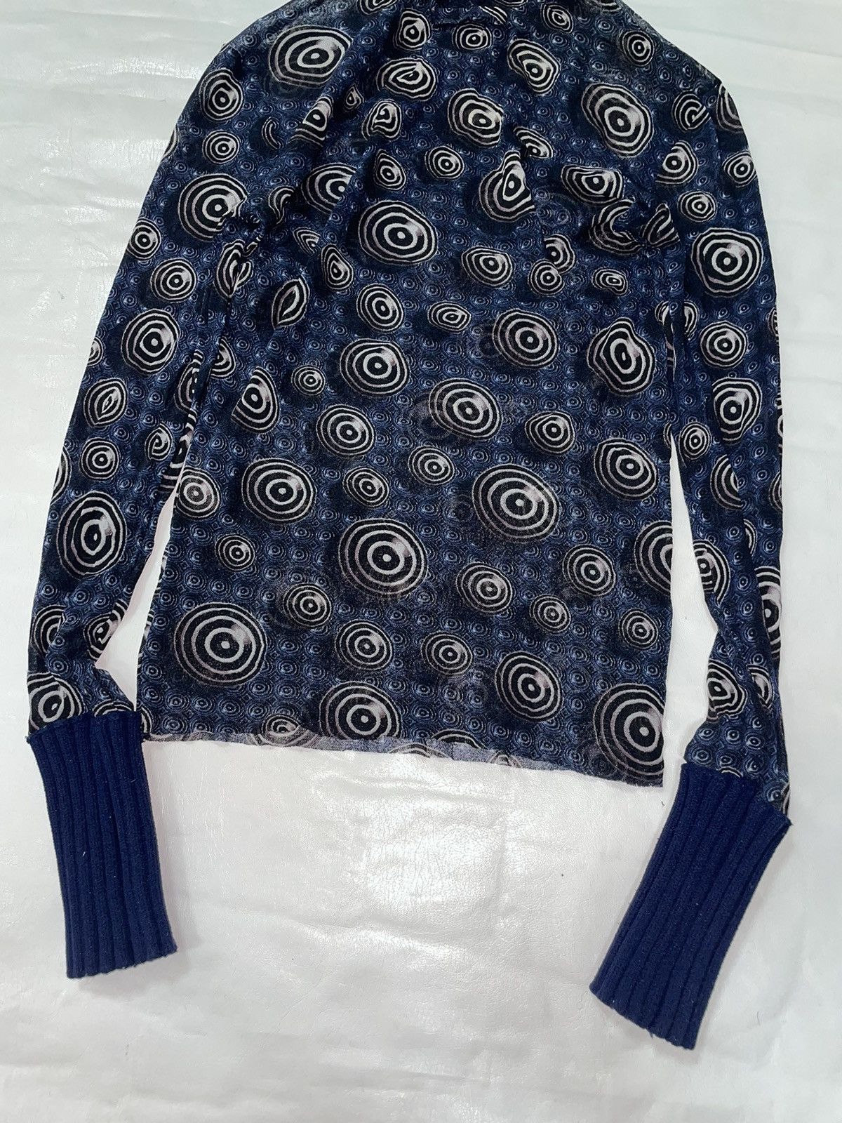 Jean Paul Gaultier × Vintage Jean Paul Gaultier Maille Mesh Sweatshirt long sleeve Size S / US 4 / IT 40 - 14 Thumbnail