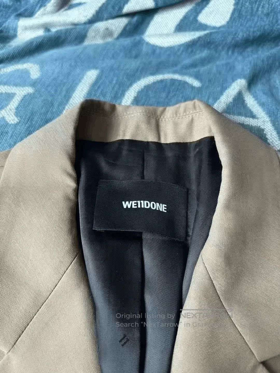 Japanese Brand we11done Rubber Patch Blazer. Size US M / EU 48-50 / 2 - 3 Thumbnail