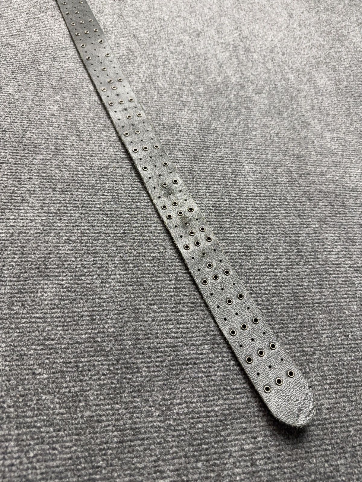 Japanese Brand Vintage Japanese Leather Punk Emo Rock Goth Y2K Drill belt Size ONE SIZE - 11 Thumbnail