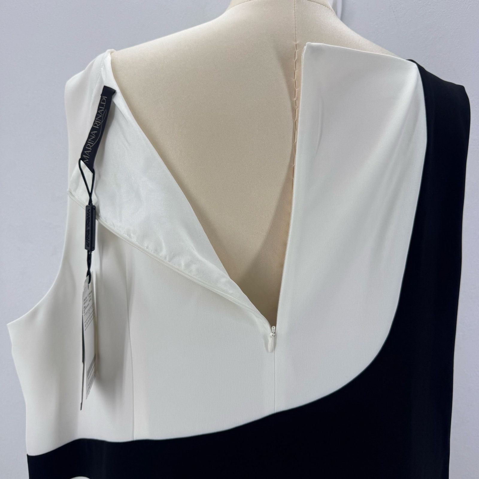 Marina Rinaldi Marina Rinaldi Color Block Sleeveless Sheath Midi Dress 24 Size 4XL / US 24-26 - 9 Thumbnail