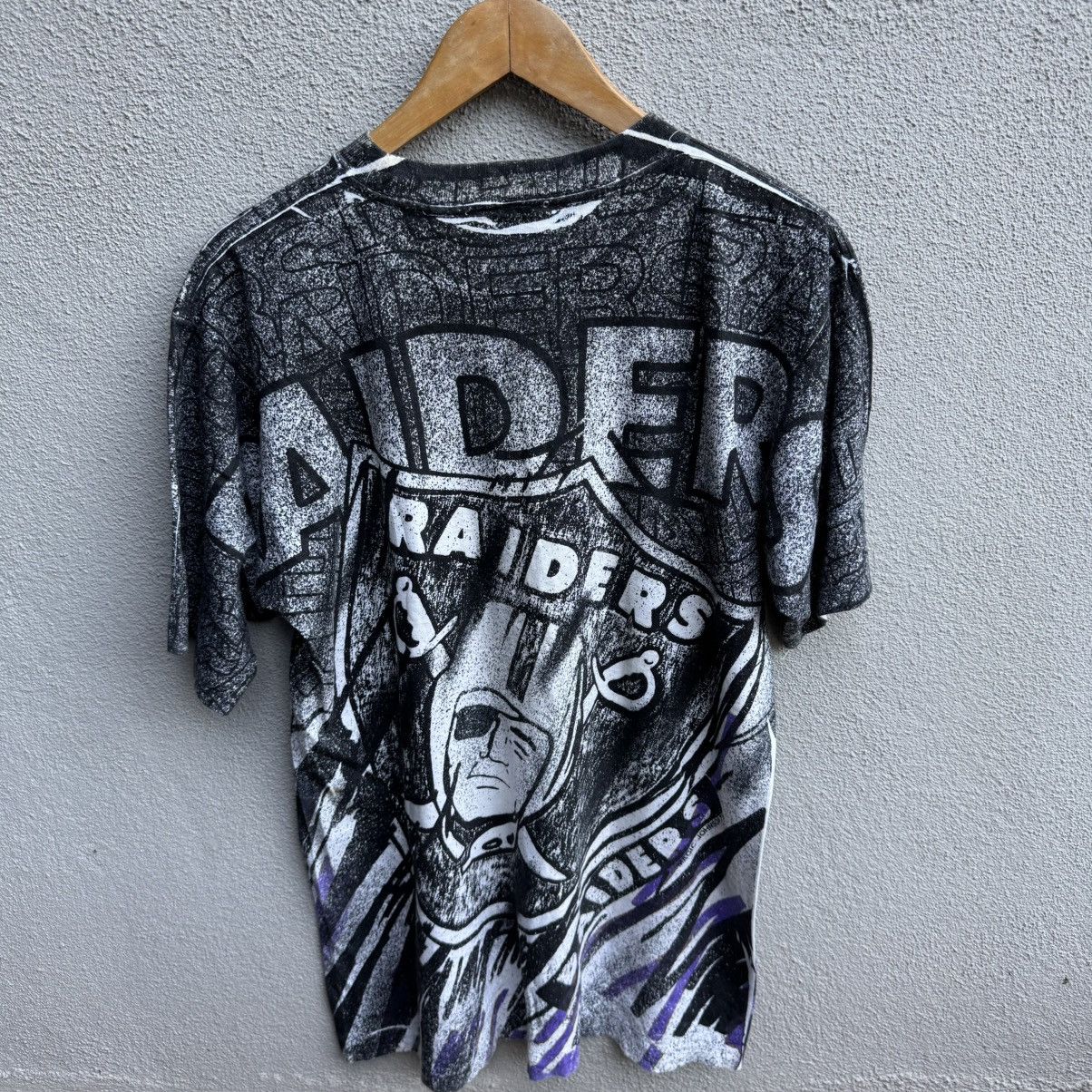 NFL Vintage 90s RAIDERS all over print tee NFL Size US M / EU 48-50 / 2 - 3 Thumbnail