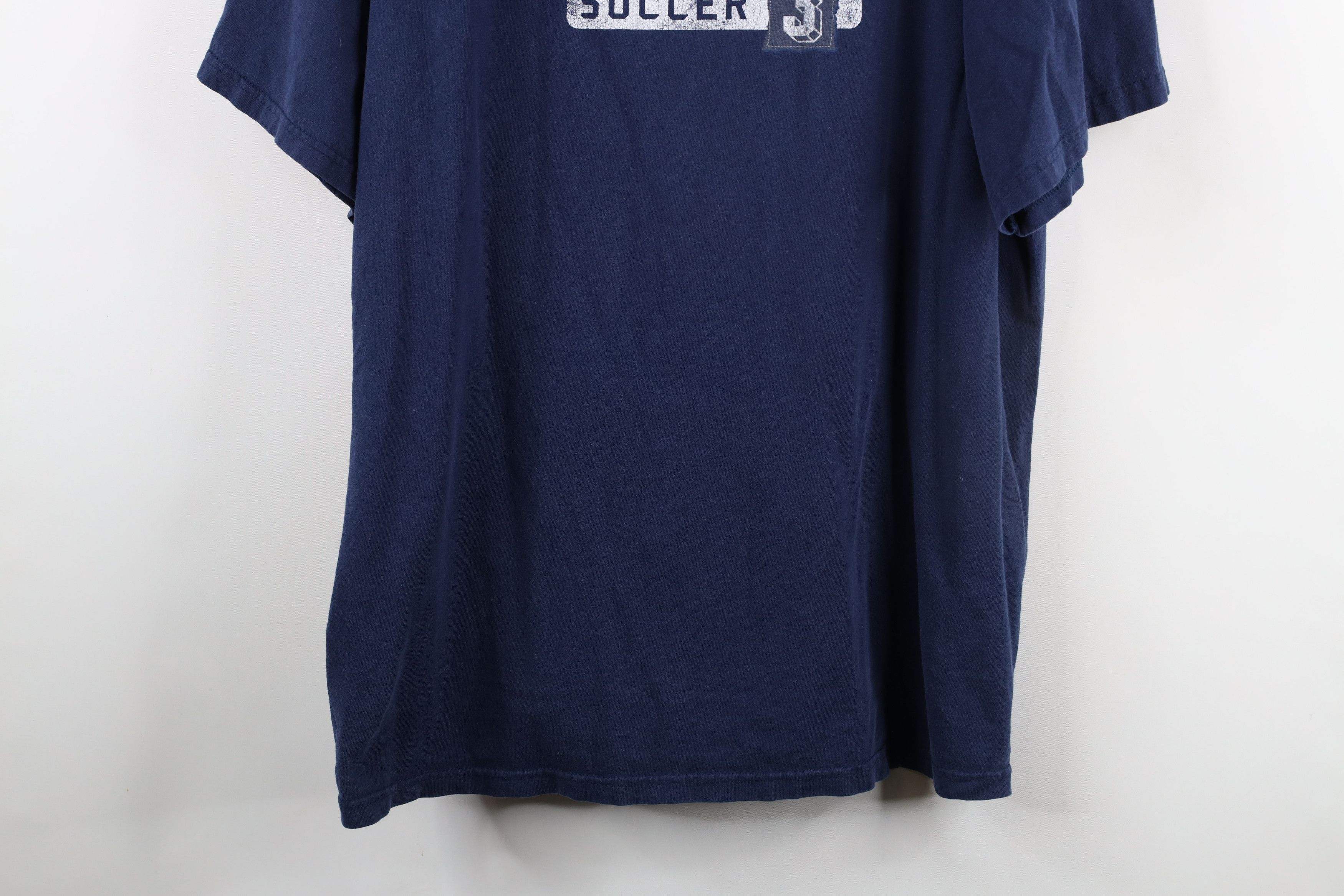 Adidas × Vintage Vintage 90s Y2K Adidas Soccer Spell Out T-Shirt Blue Cotton Size US L / EU 52-54 / 3 - 3 Thumbnail