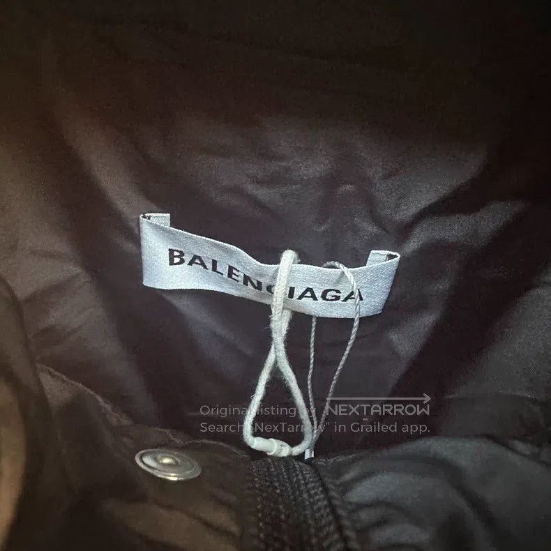 Balenciaga Balenciaga Black jacket with logo on back Size XS / US 0-2 / IT 36-38 - 3 Thumbnail