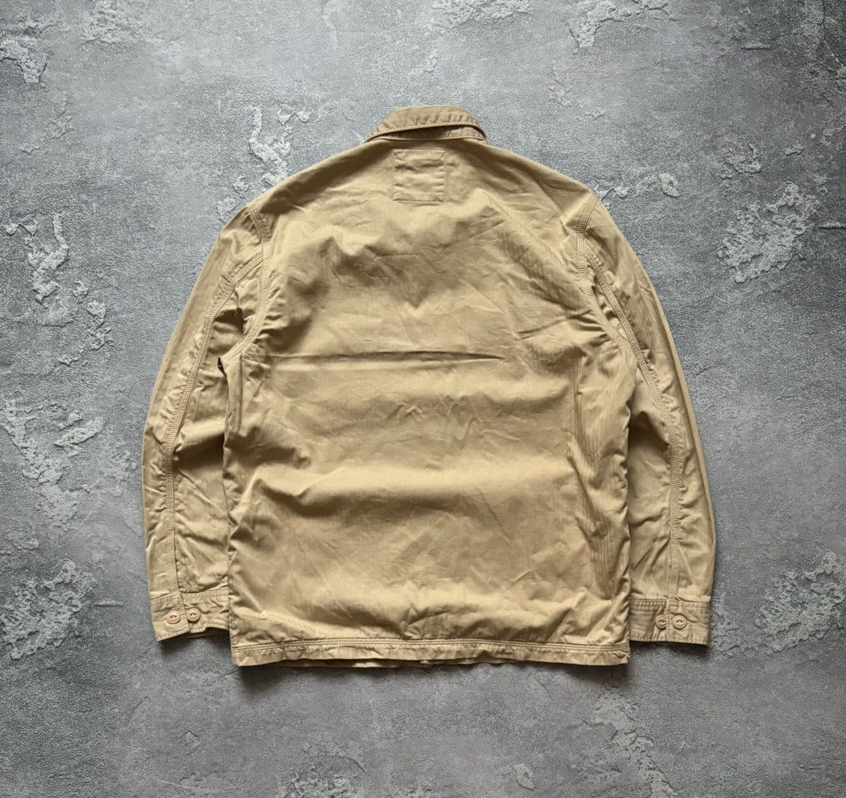 Lee × Vintage Lee workwear beige cargo shirt overshirt button up jacket Size US M / EU 48-50 / 2 - 12 Thumbnail