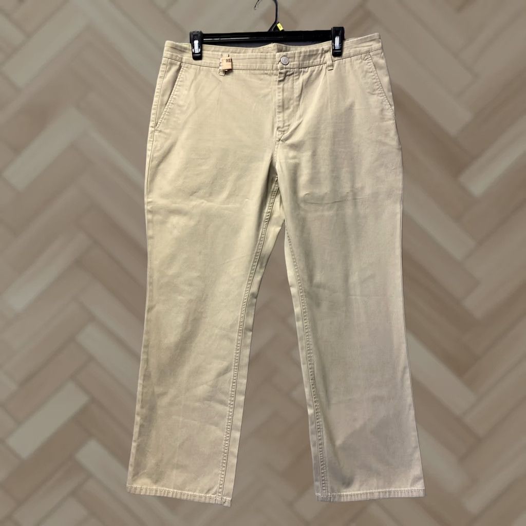 Bonobos Bonobos Chino Pants Men's 38x30 Slim Flat Front Khaki Tan /0878 Color Tan Size 38 Mens Slimming Casual Dressy Pants Size US 38 / EU 54 - 1 Thumbnail