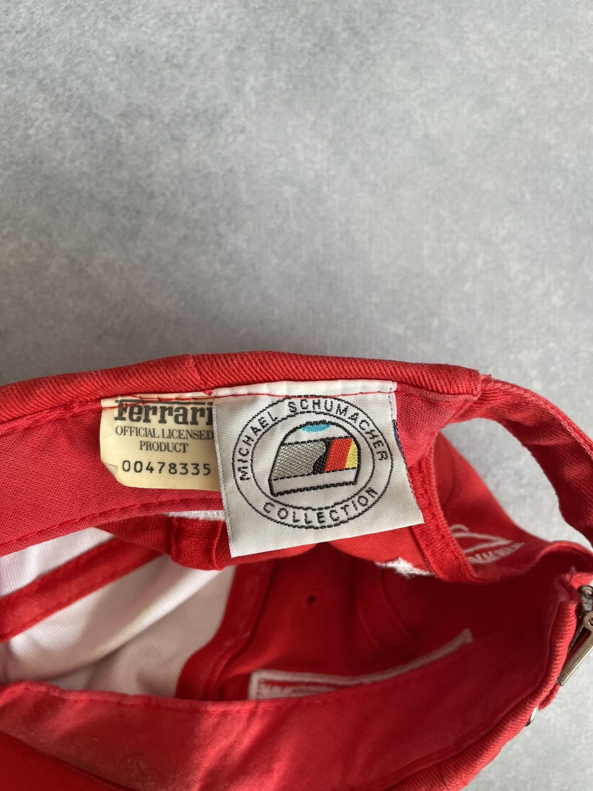 Ferrari Michael Schumacher 3 Ferrari 00 F1 Team 1 vintage Cap Size ONE SIZE - 5 Thumbnail