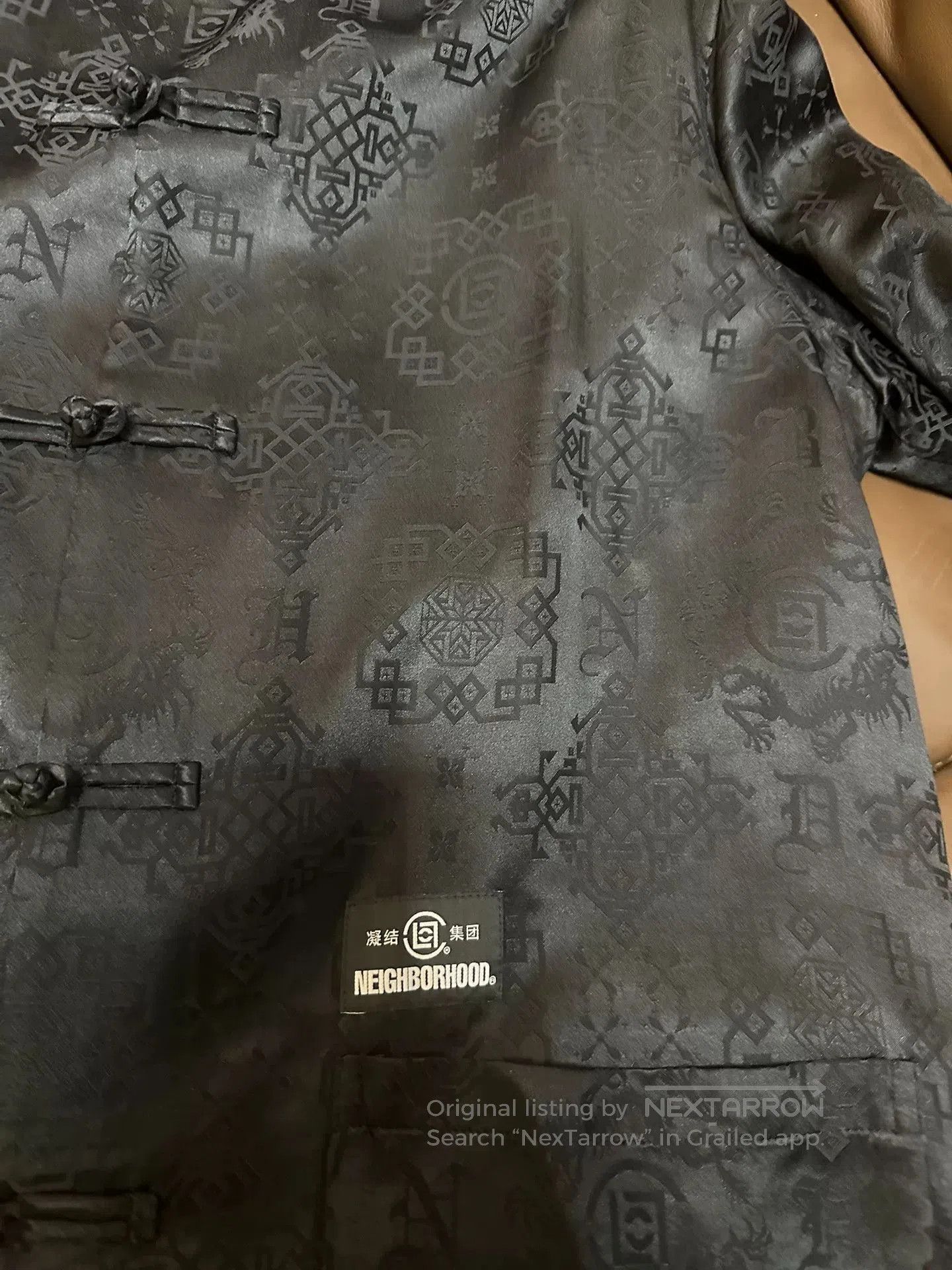 CLOT CLOT x Neighborhood Black Silk Jacket. Size US L / EU 52-54 / 3 - 3 Thumbnail