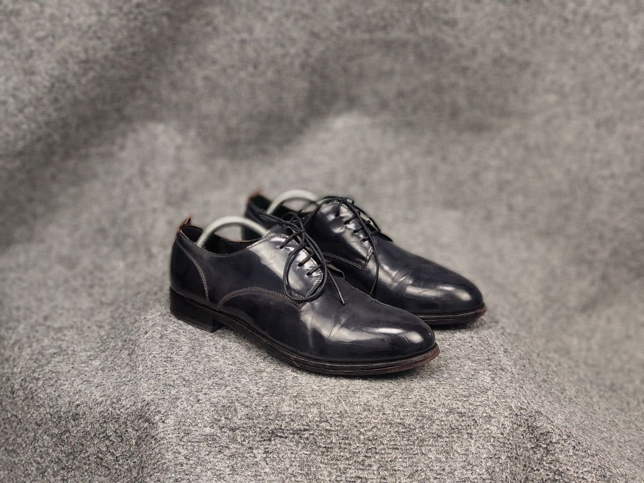 MoMA Moma Design Patent leather Navy lace-up avant garde Shoes Size US 8 / EU 41 - 5 Thumbnail