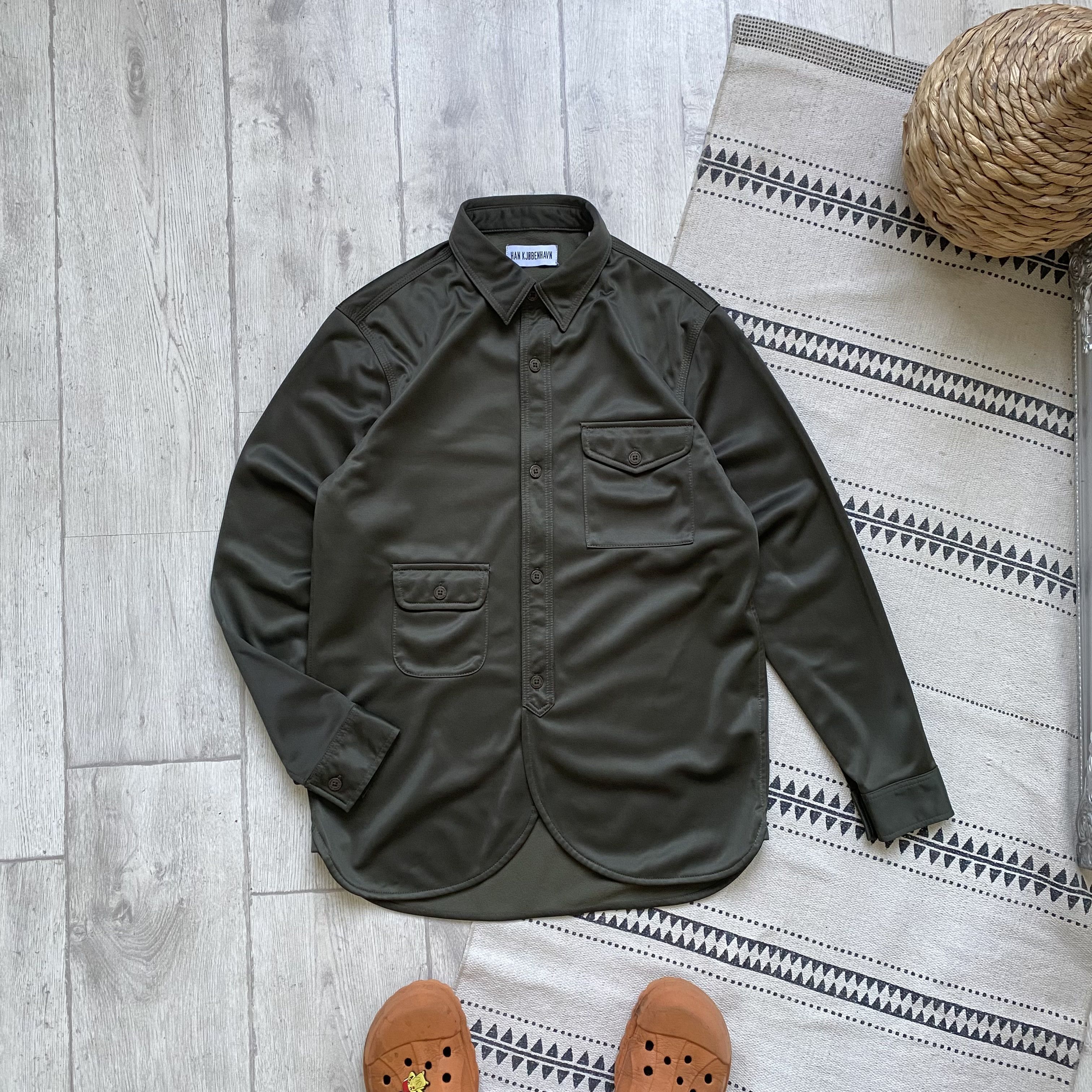 Han Kjobenhavn 👔 Han Kjobenhavn Sirt Multipocket Army Military Style Size US M / EU 48-50 / 2 - 8 Thumbnail